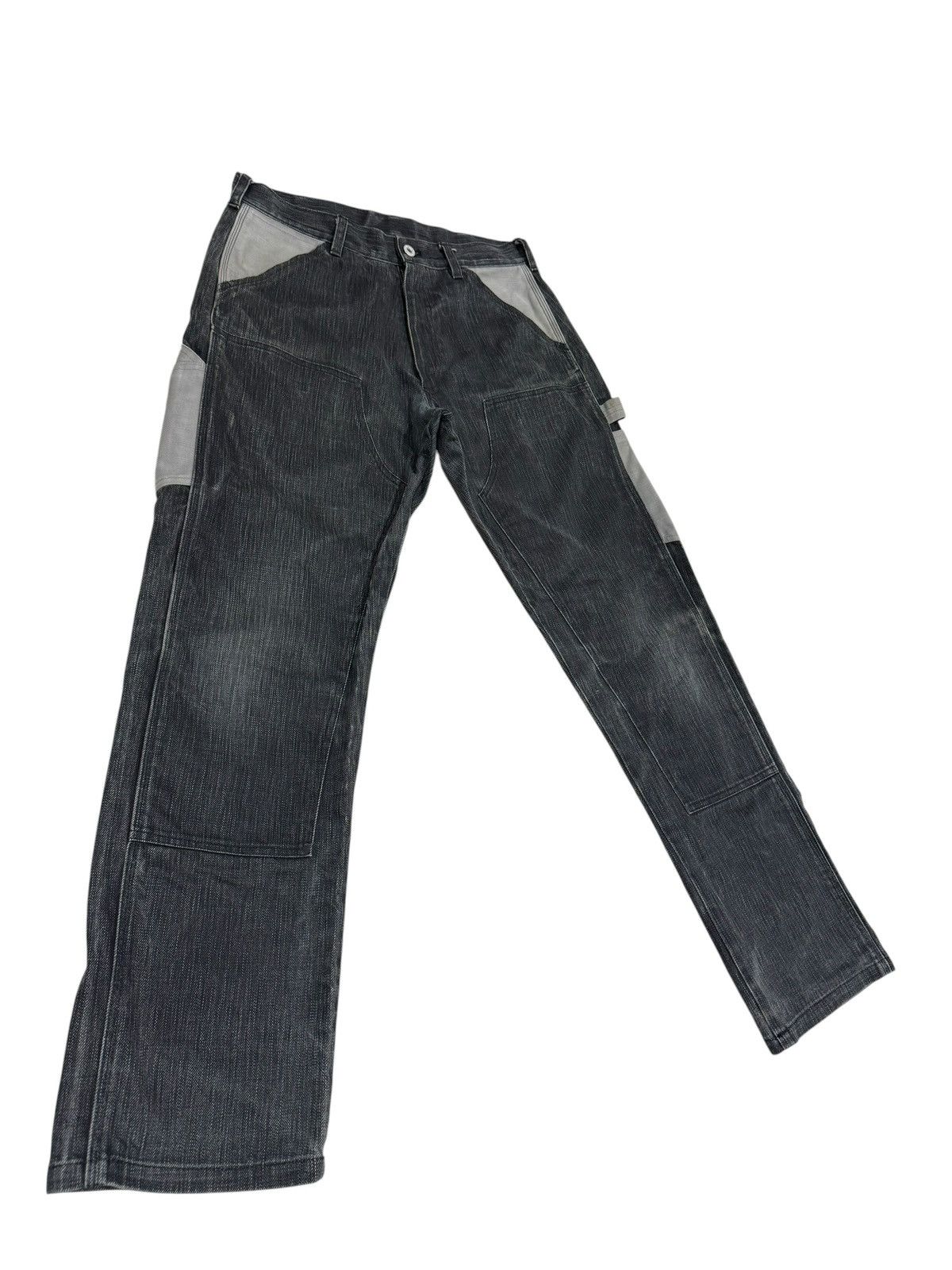Slayer Japan Brand SLAYER GUARD FORCE Double Knee Pants Denim Style Size US 32 / EU 48 - 3 Thumbnail