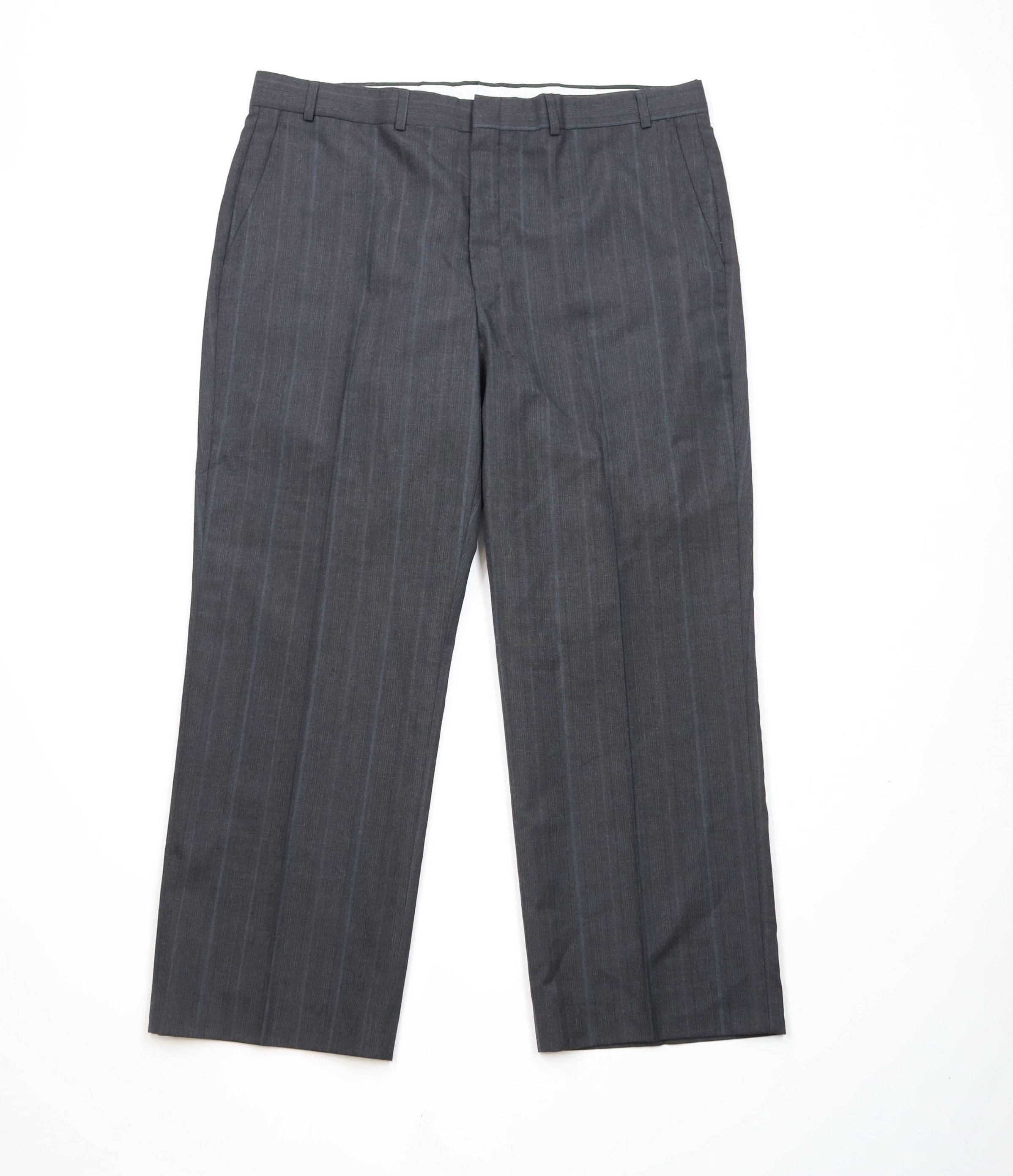 Vintage Vintage 90s Streetwear Wool Striped Wide Leg Chino Pants USA Size US 40 / EU 56 - 1 Thumbnail