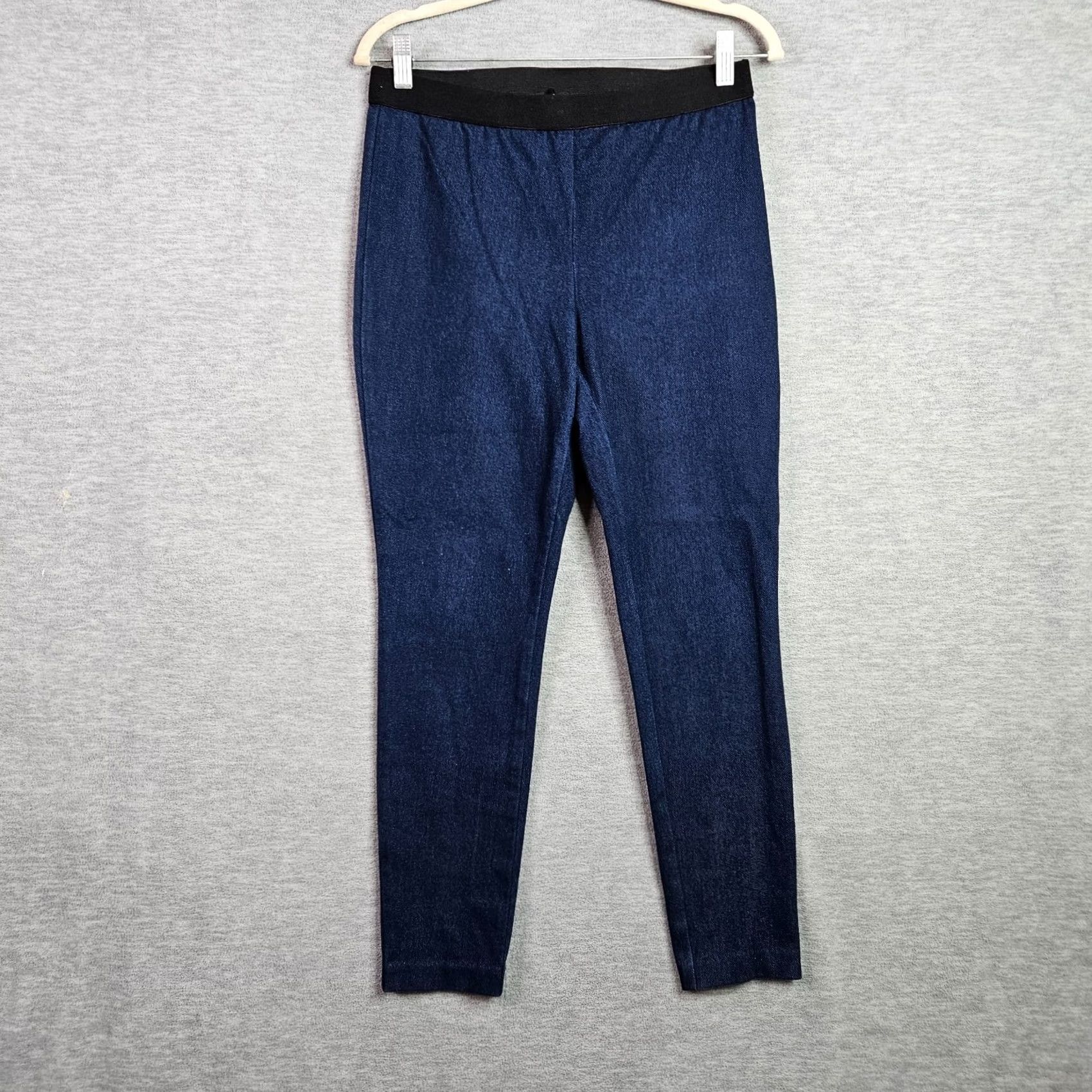 Talbots Talbots Women Ankle Pants Blue Pull On Stretch Casual Size 8P Size 30" / US 8 / IT 44 - 2 Thumbnail