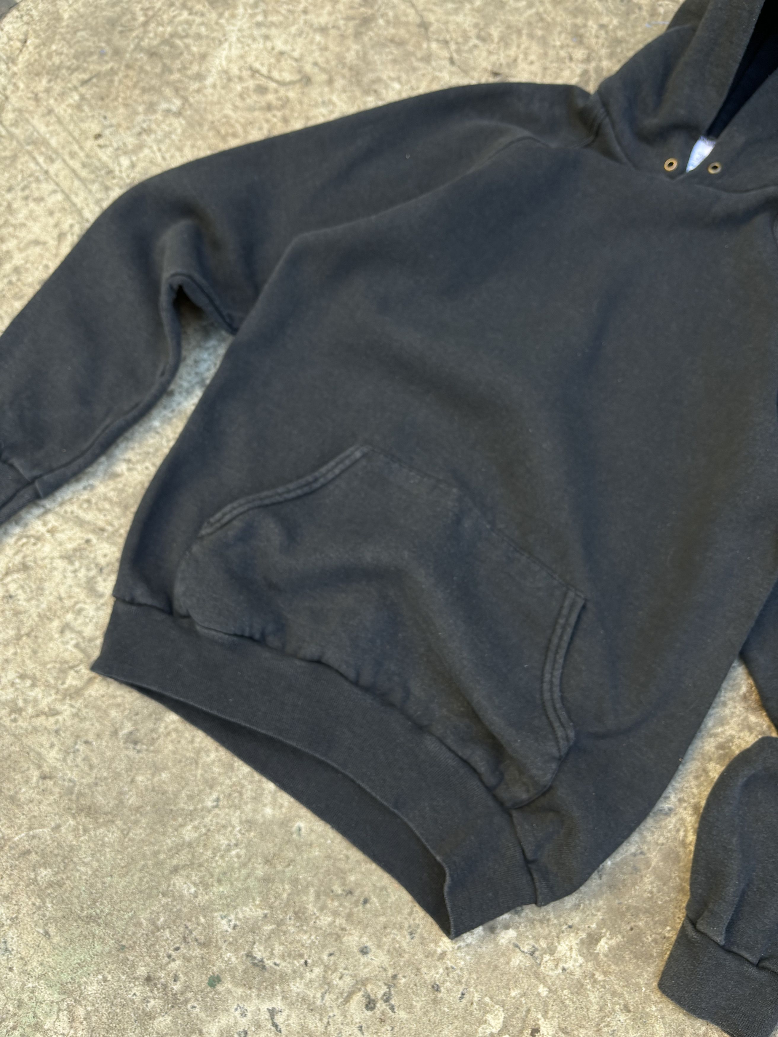 Vintage Vintage Screen Stars Black Blank Hoodie Size US S / EU 44-46 / 1 - 6 Thumbnail