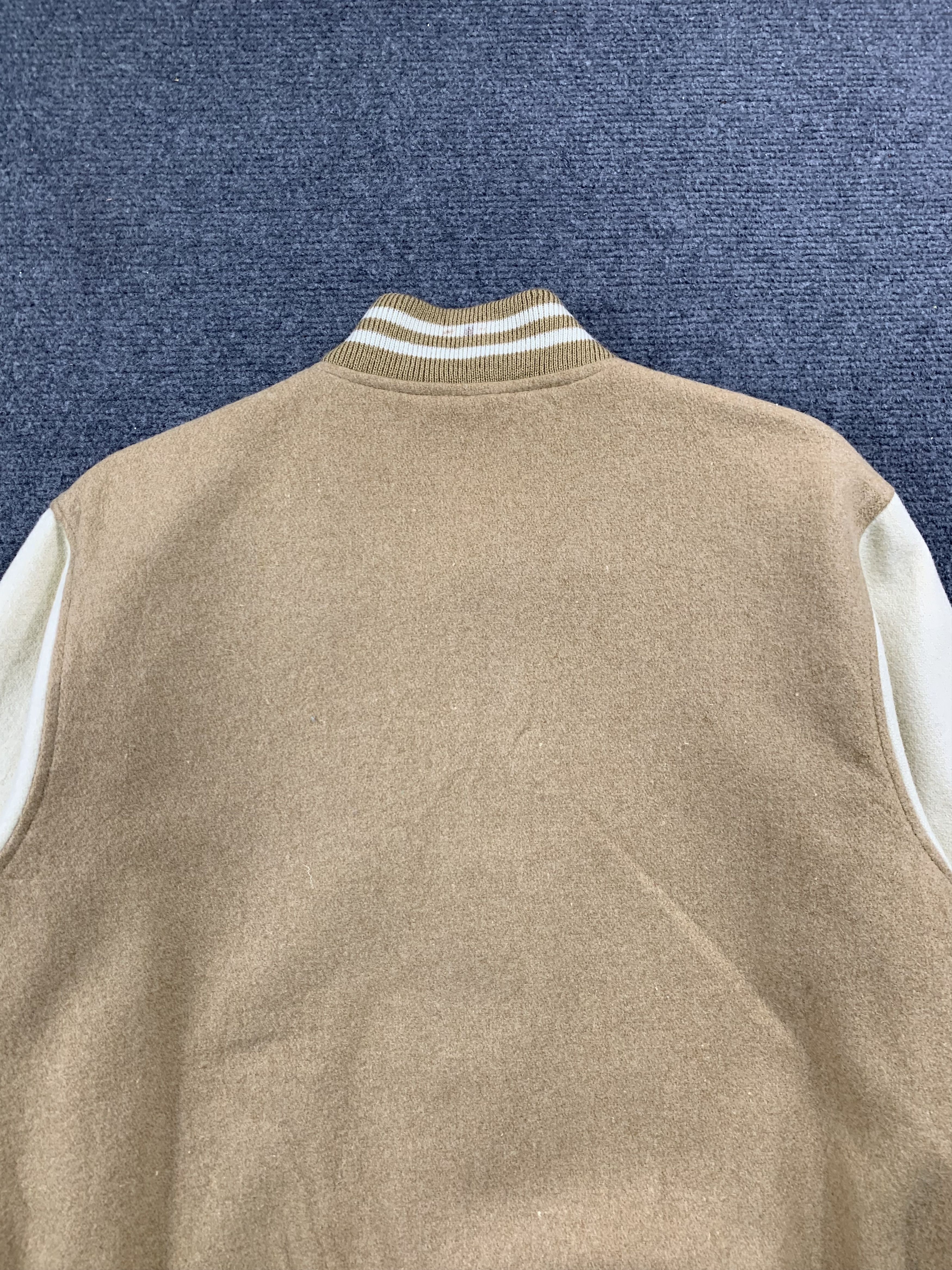 Japanese Brand Vintage Crocodile Button Up Wool Varsity Jacket Size US S / EU 44-46 / 1 - 7 Thumbnail