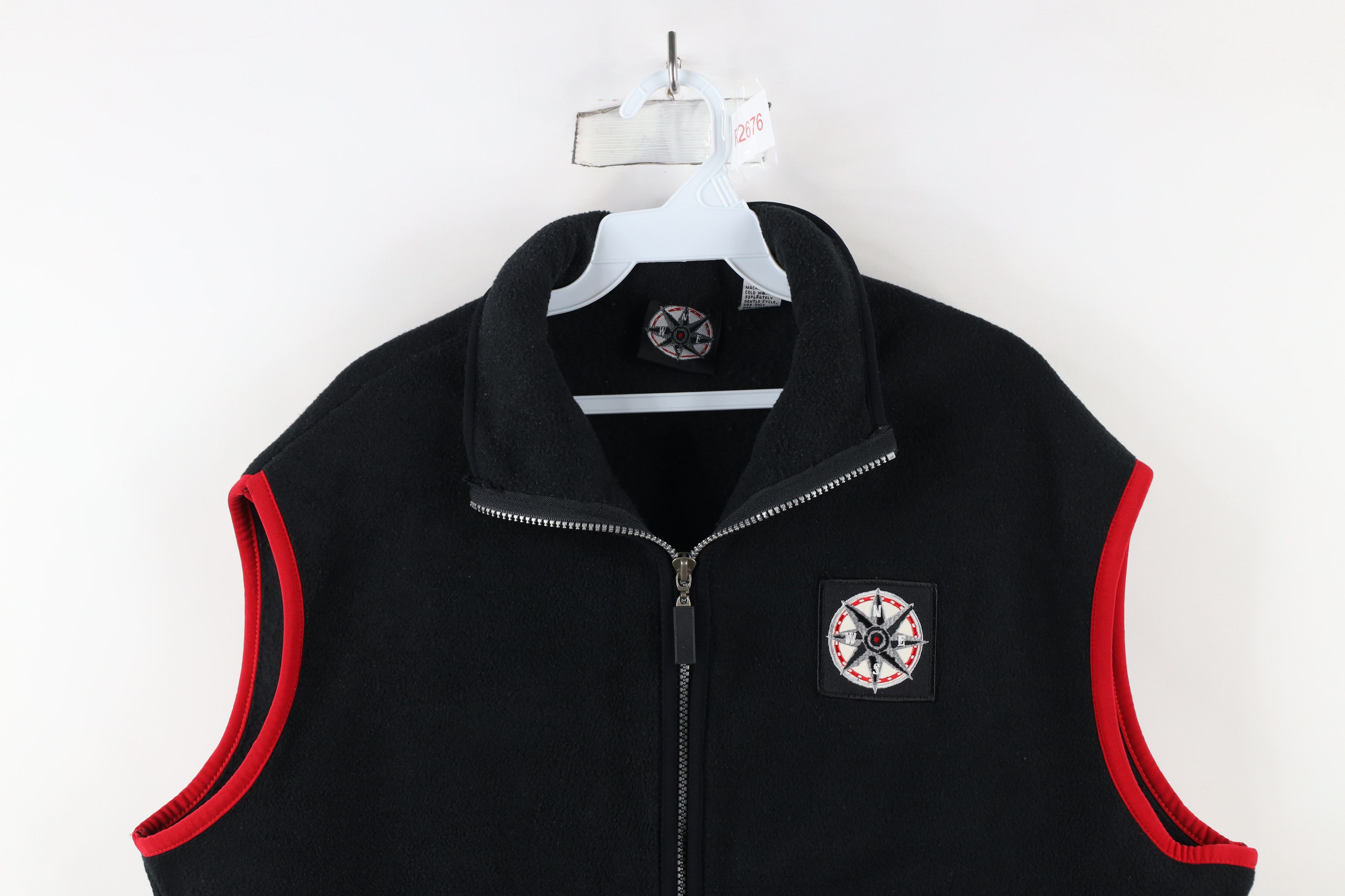 Marlboro × Vintage Vintage 90s Marlboro Full Zip Fleece Vest Jacket Black Size US L / EU 52-54 / 3 - 2 Thumbnail