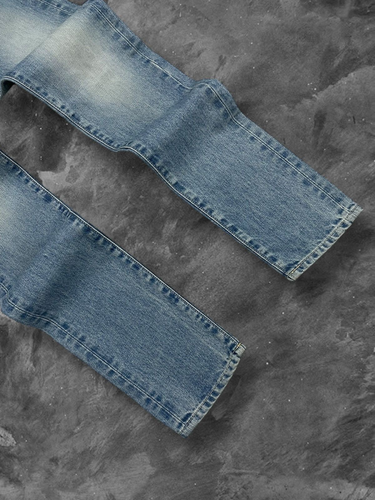 Hysteric Glamour Vintage 1990s Designer Japan Blue Blue Street Style Denim Size US 27 - 3 Thumbnail