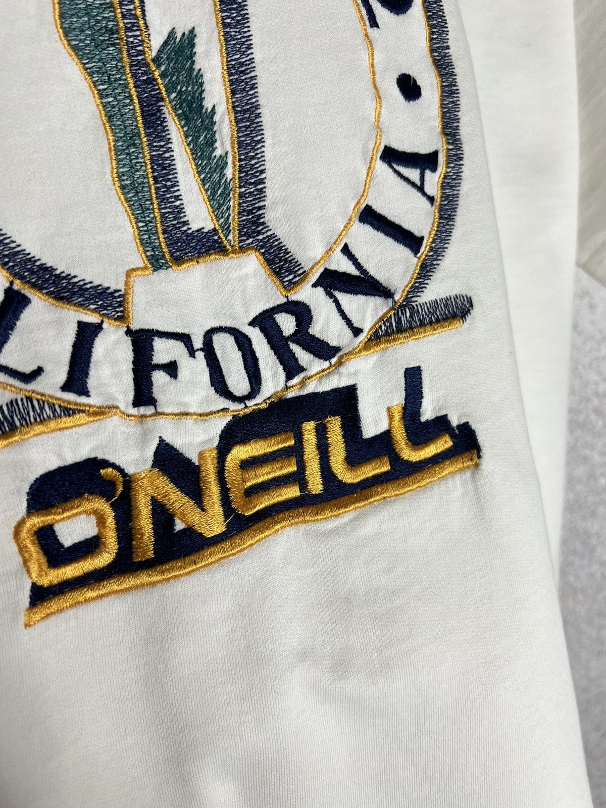 O'Neill Vintage 80s O’Neill Embroidered Big Logo Surf Style Tee Size US M / EU 48-50 / 2 - 3 Thumbnail