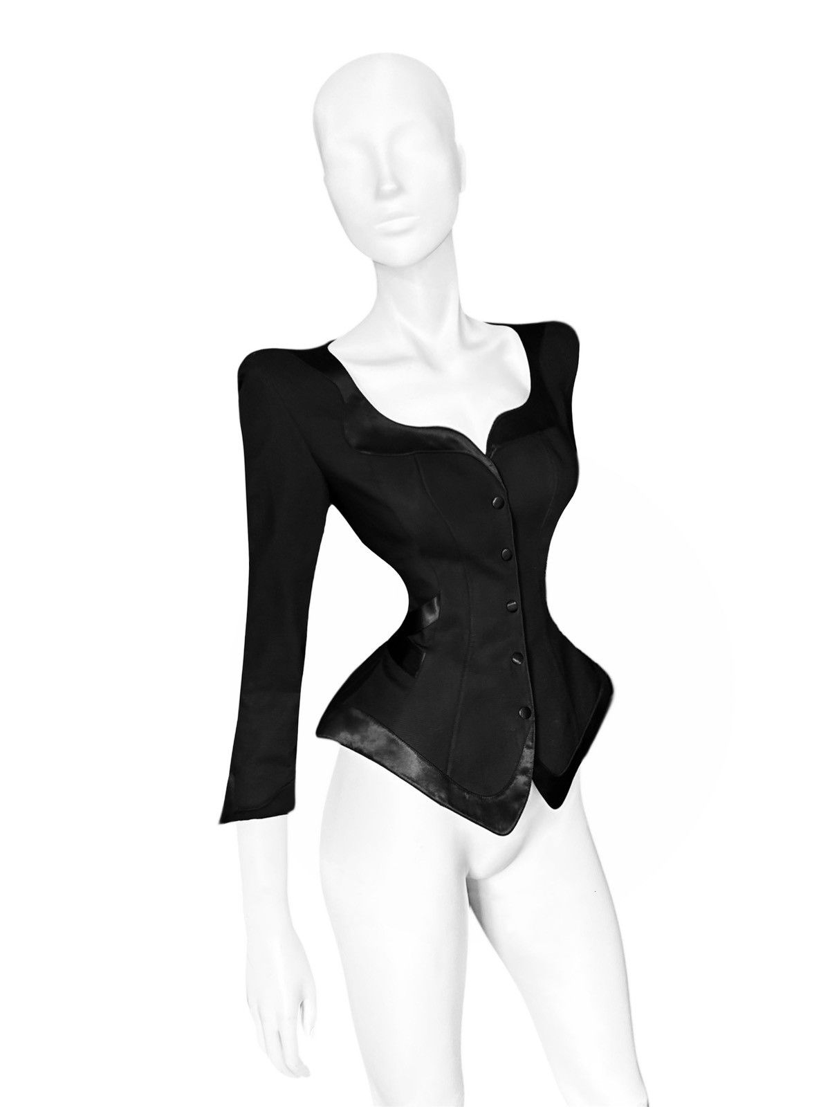 Thierry Mugler Thierry Mugler FW 1992 Dramatic Sculptural Jacket Size M / US 6-8 / IT 42-44 - 1 Thumbnail