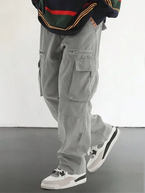 Japanese Brand Parachute Multi-Pocket Sweatpants Gorpcore Cargo Size US 32 / EU 48 - 2 Thumbnail