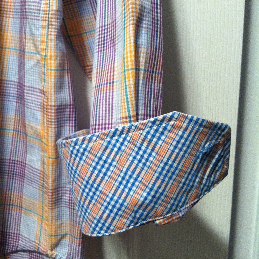 Tailorbyrd TAILORBYRD MENS NEW MULTICOLOR 100%COTTON CASUAL SHIRT M Size US M / EU 48-50 / 2 - 6 Thumbnail