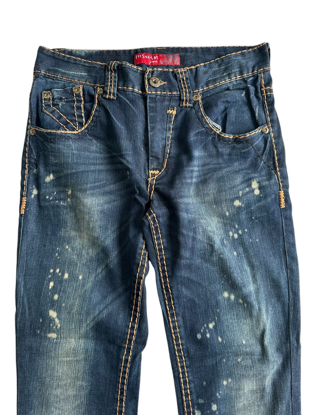 Hysteric Glamour VINTAGE OUTER SEAM FRISUNSAT JEANS KENDRICK LAMAR STYLE Size US 31 - 3 Thumbnail