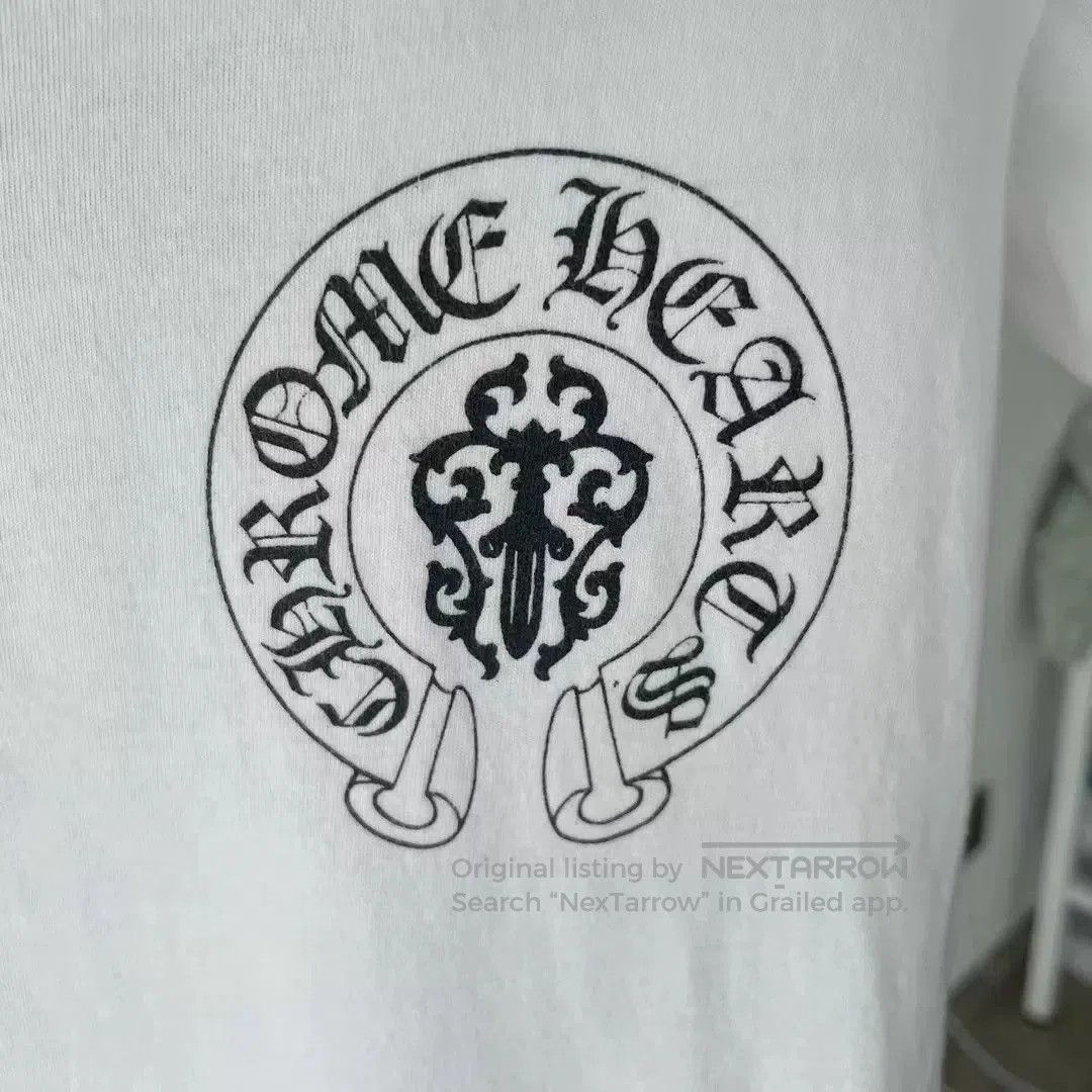 Chrome Hearts Chrome Hearts White Cross Scroll Short Sleeve. Size US S / EU 44-46 / 1 - 4 Thumbnail