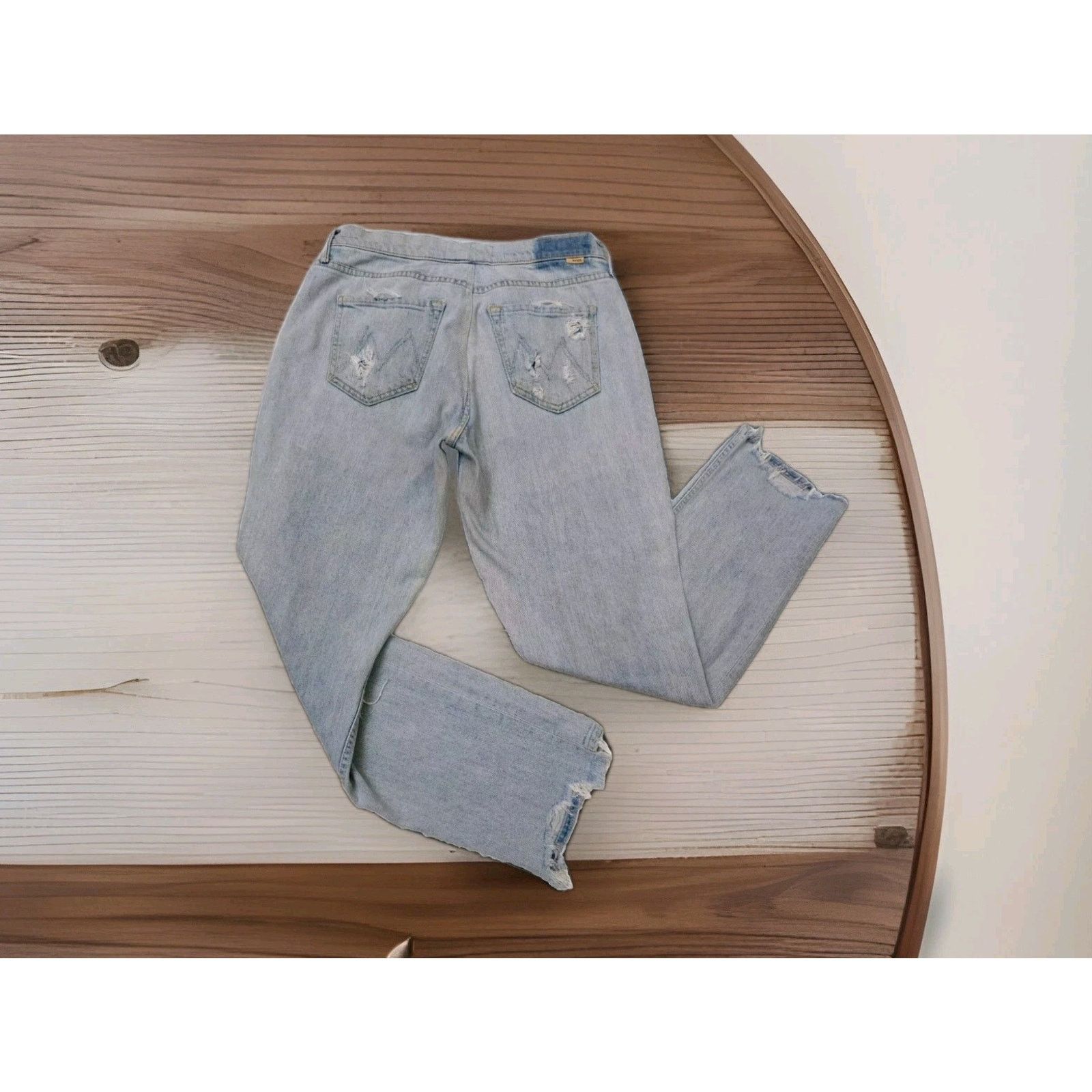 MOTHER Mother Superior The Flirt Ankle Fray In Thanks For Nothin Size 28" / US 6 / IT 42 - 2 Thumbnail