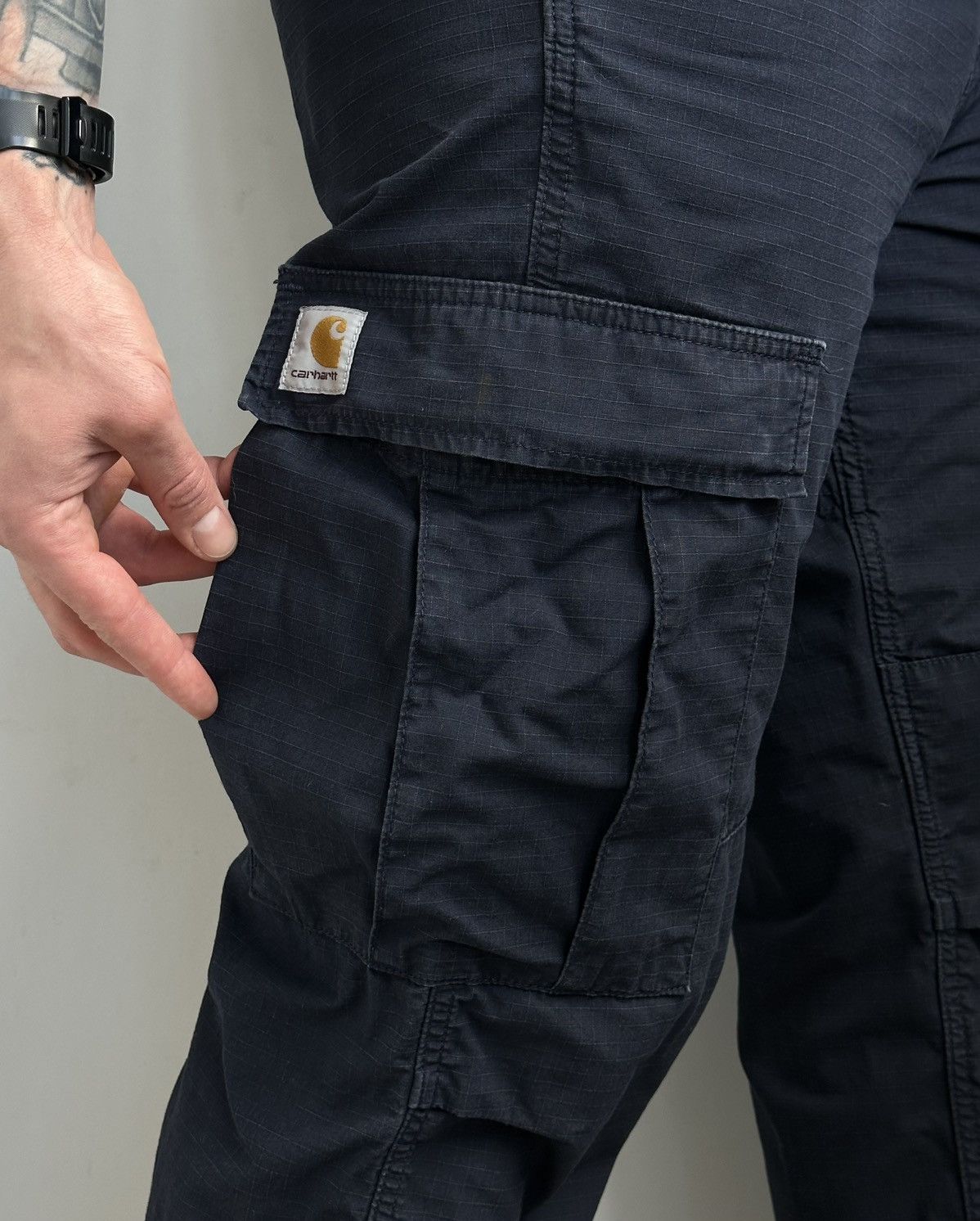 Carhartt Wip Vintage Carhartt WIP Regular Cargo Pants Ripstop Size 32/32 Size US 32 / EU 48 - 4 Thumbnail
