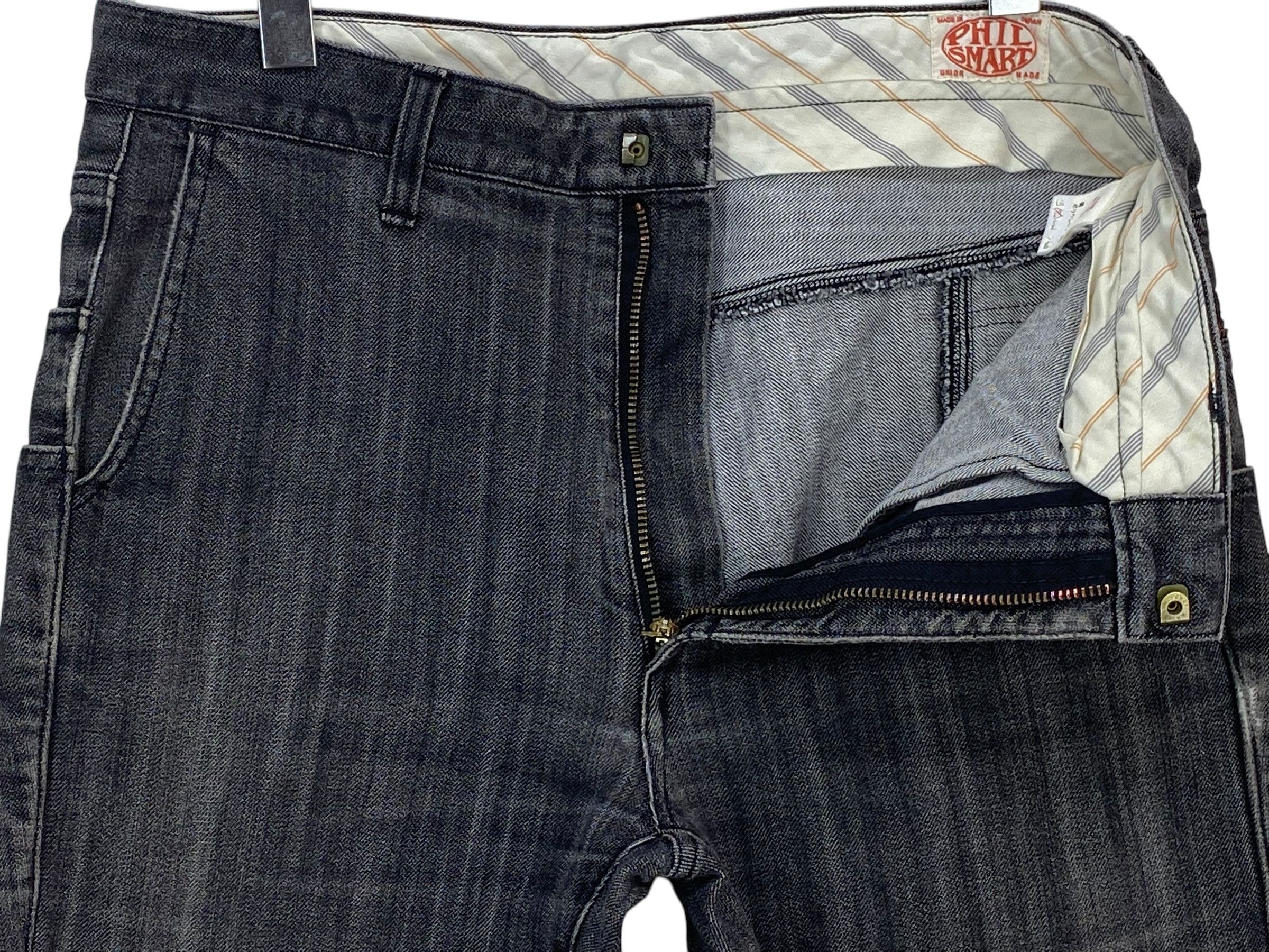 Japanese Brand Phil Smart Union Made Jeans Punk Jeans Japanese Jeans Size US 33 - 7 Thumbnail