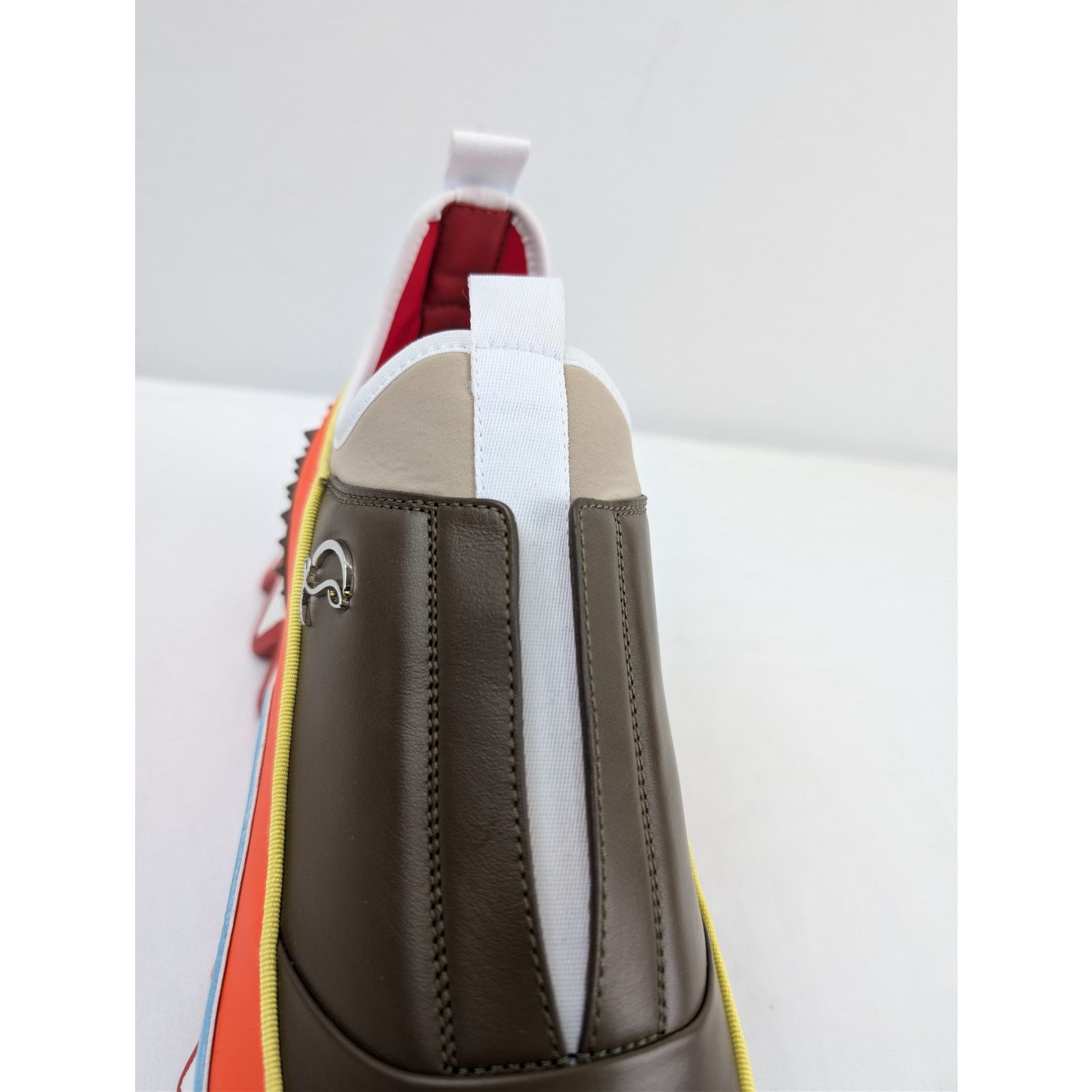 Christian Louboutin o1rshd1 Sharkyloub SP Spikes Flat Shoe Sneakers Multicolor Size US 10 / EU 43 - 16 Thumbnail