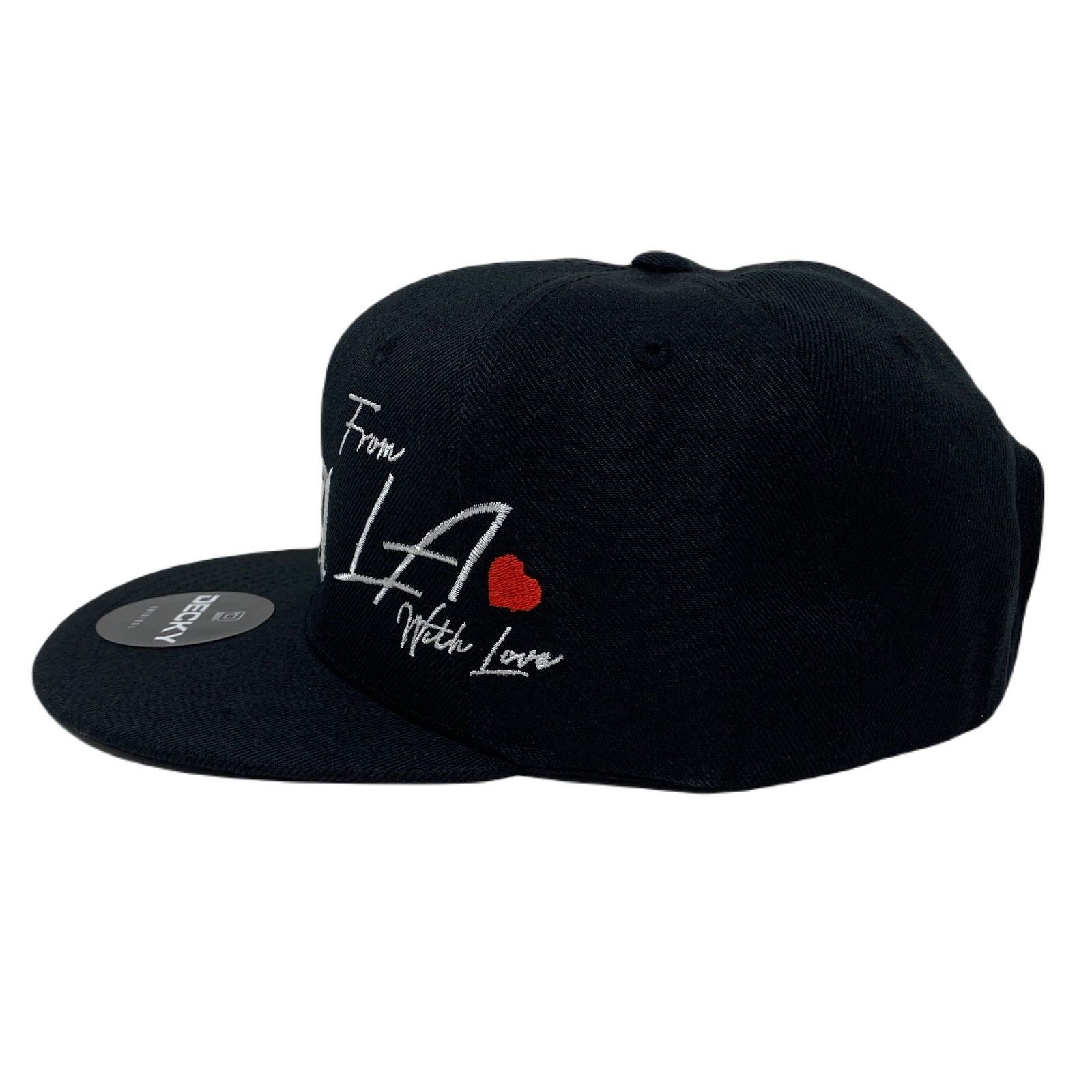 Other Los Angeles Old English Rose With Love Snapback Hat BLACK Size ONE SIZE - 6 Thumbnail