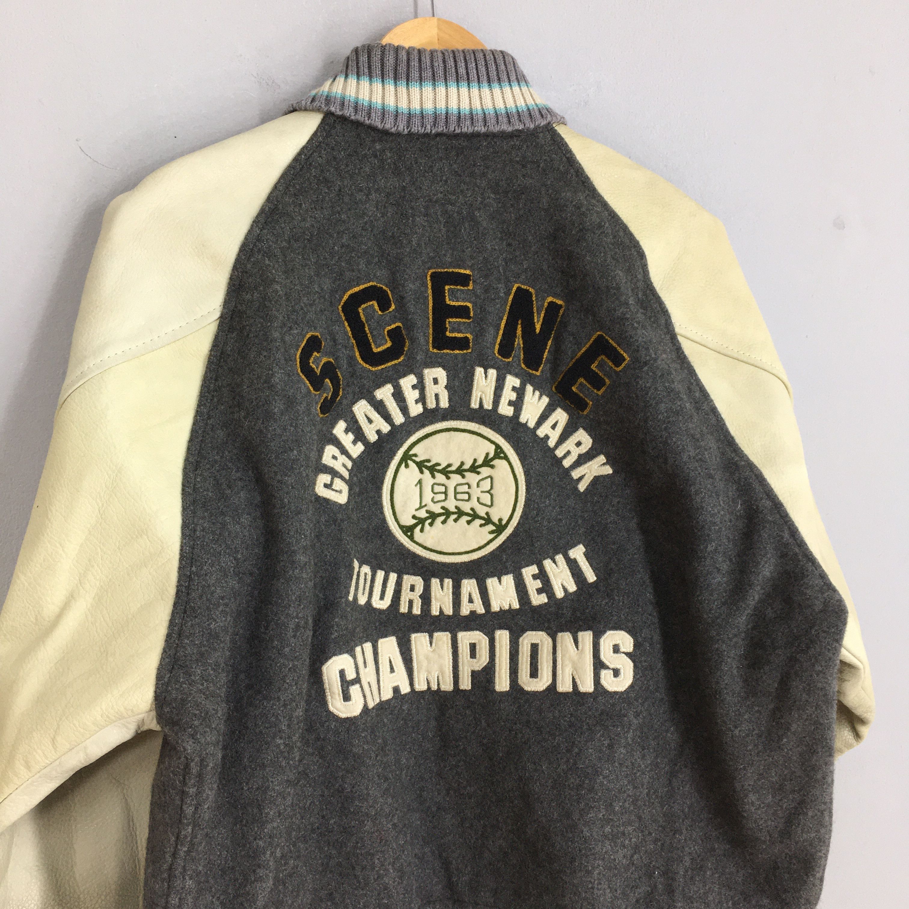MLB Vintage American Scene MLB Wool Varsity Jacket Large Size US L / EU 52-54 / 3 - 11 Thumbnail