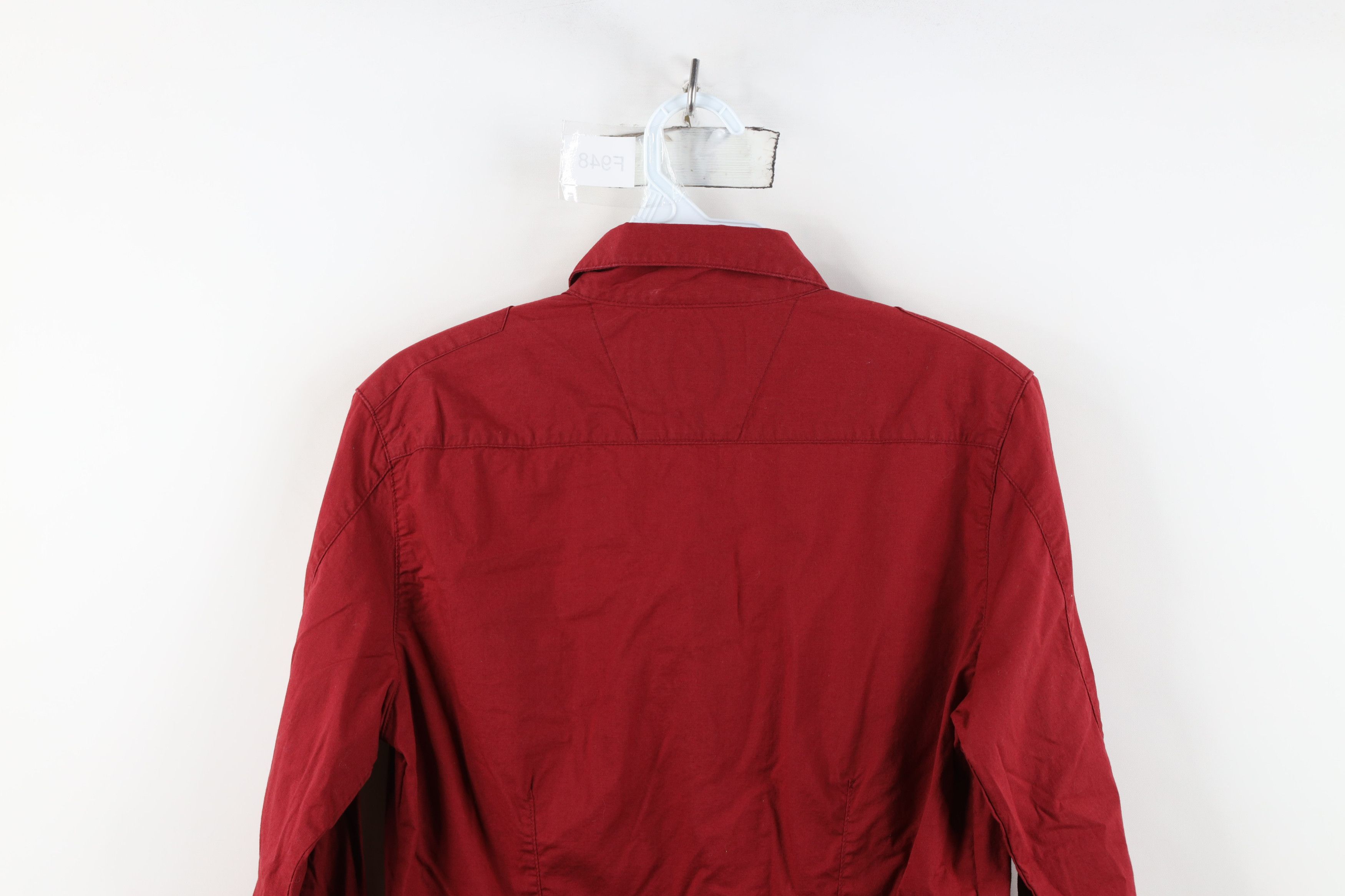 Harley Davidson Vintage Harley Davidson Spell Out Collared Button Shirt Red Size S / US 4 / IT 40 - 13 Thumbnail