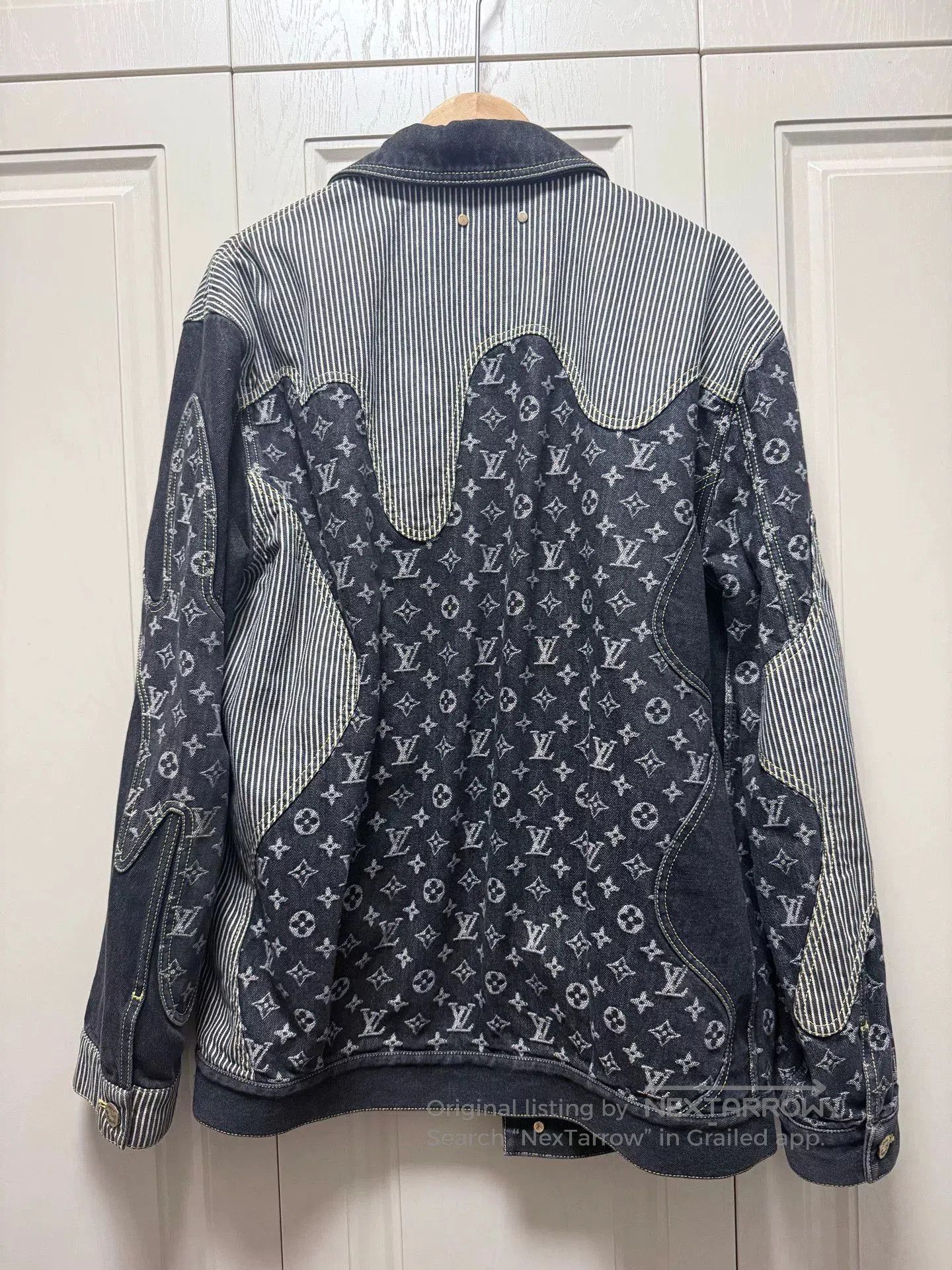 Louis Vuitton Louis Vuitton Nigo Deconstructed Denim Jacket. Size US M / EU 48-50 / 2 - 2 Thumbnail