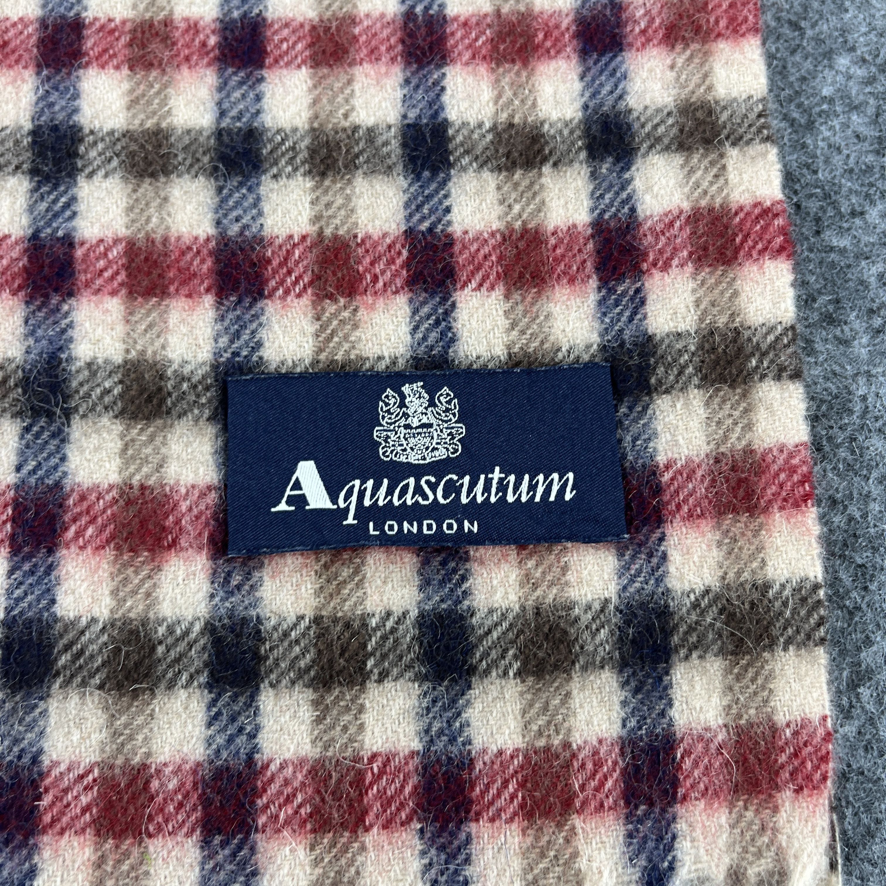 Aquascutum Aquasqutum Scarf / Muffler / Neckwear T1494 Size ONE SIZE - 5 Thumbnail
