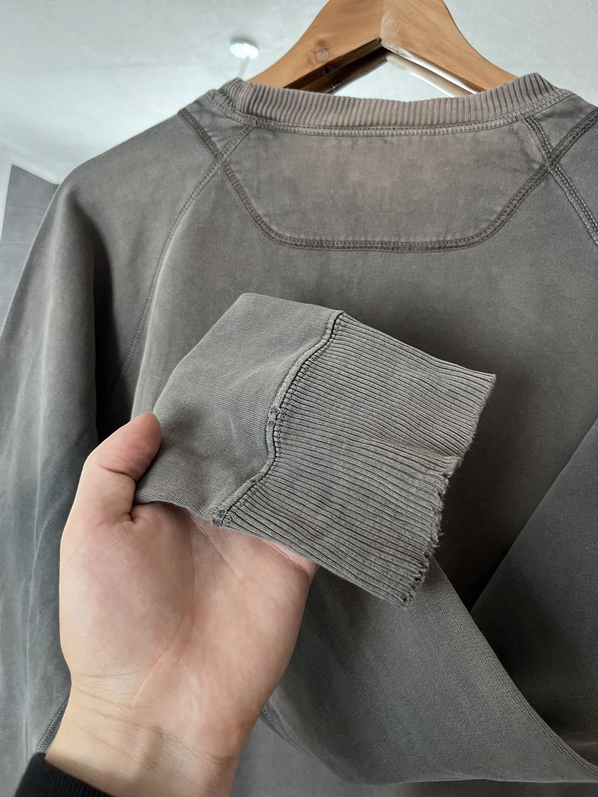 Diesel × Vintage DIESEL AVANT GARDE SWEATSHIRT VINTAGE FADED GREY DISTRESSED Size US XL / EU 56 / 4 - 12 Thumbnail
