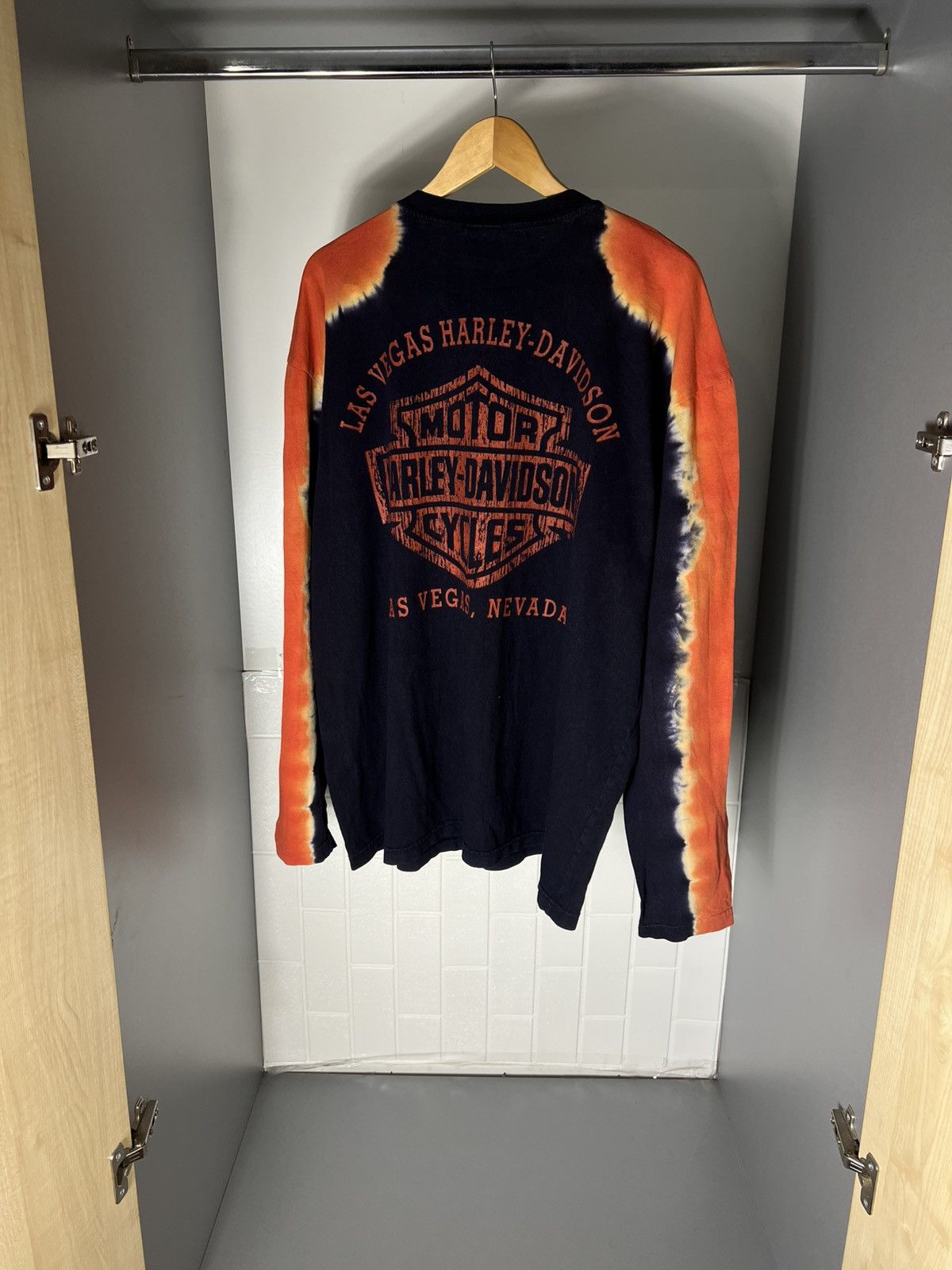 Harley Davidson VINTAGE HARLEY DAVIDSON MOTORCYCLE LAS VEGAS 1995 RETRO Y2K Size US XL / EU 56 / 4 - 15 Thumbnail