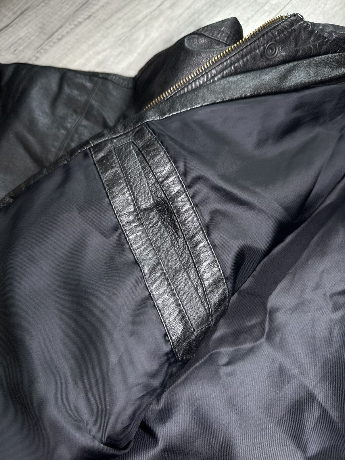 Vintage Vintage leather jacket L retro avant garde motor Size US L / EU 52-54 / 3 - 8 Thumbnail