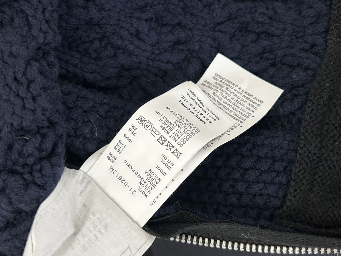 Sacai Sacai cut and sew paneled sweater Size US L / EU 52-54 / 3 - 6 Thumbnail