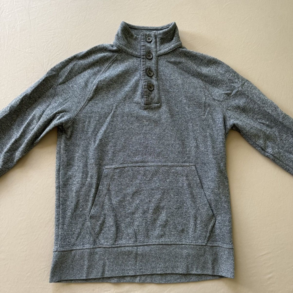 Banana Republic × Vintage Banana Republic Henley Mock Neck Sweater Size US M / EU 48-50 / 2 - 3 Thumbnail