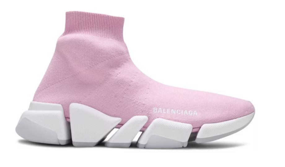 image of Balenciaga O1In1G1223 Speed 2.0 Sneaker In Pink, Women's (Size 4)