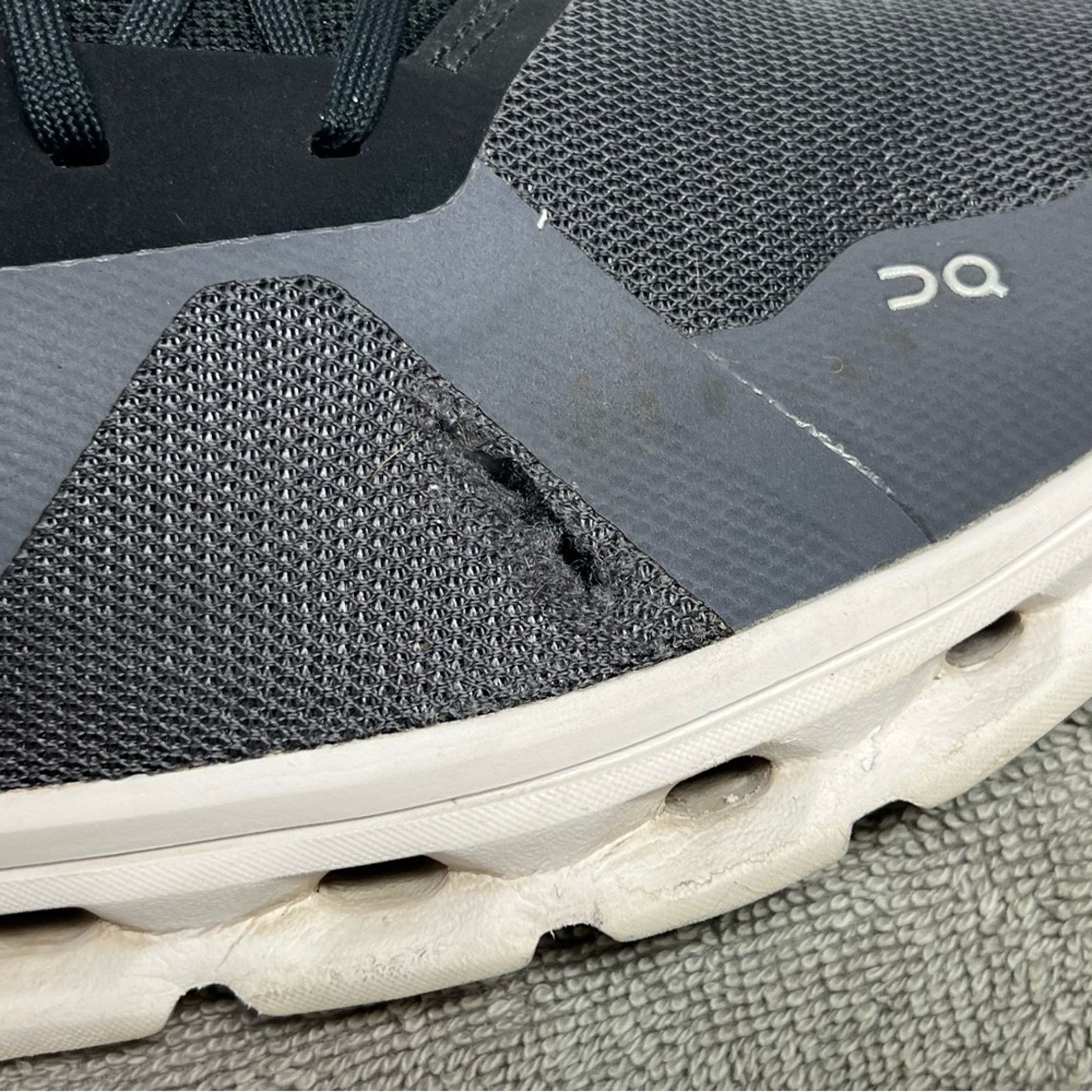 On On Cloudrunner - Men's Running Sneakers (Eclipse/Frost) 12 Size US 12 / EU 45 - 12 Thumbnail