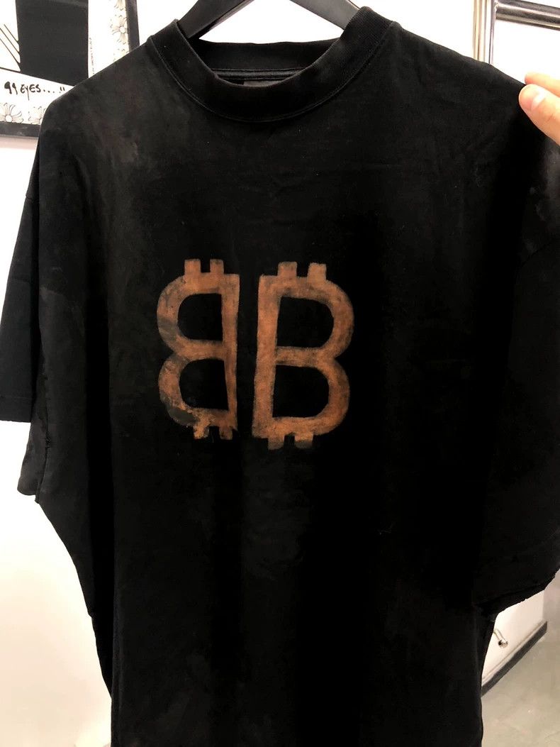 Balenciaga Balenciaga Double b for old short sleeves Size US M / EU 48-50 / 2 - 1 Thumbnail