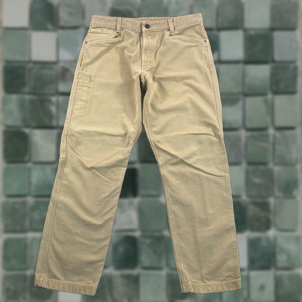 The North Face The North Face Campfire Pants Men 36x31 Beige Canvas Articulated Knee Hike Climb Size US 36 / EU 52 - 1 Thumbnail
