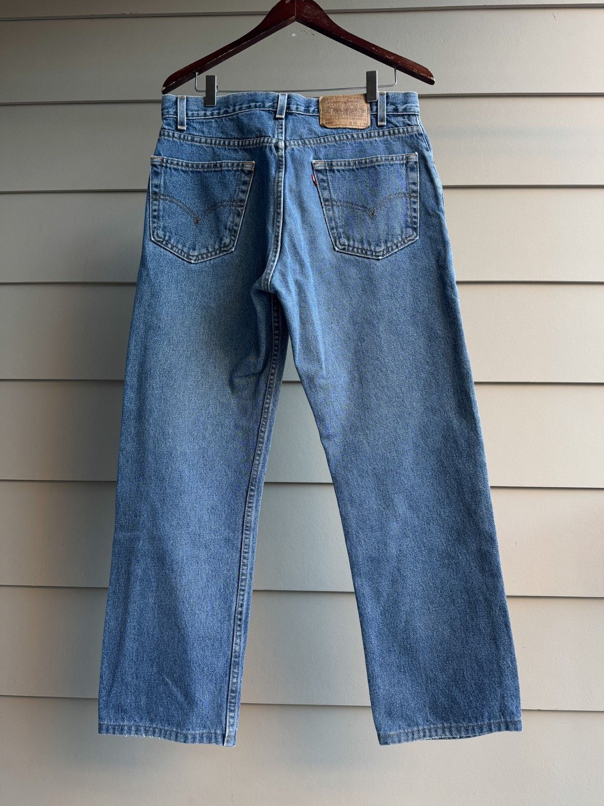 Levi's Vintage 90s Levi’s 505 Straight Leg Jeans Denim 34x30 Size US 34 / EU 50 - 3 Thumbnail