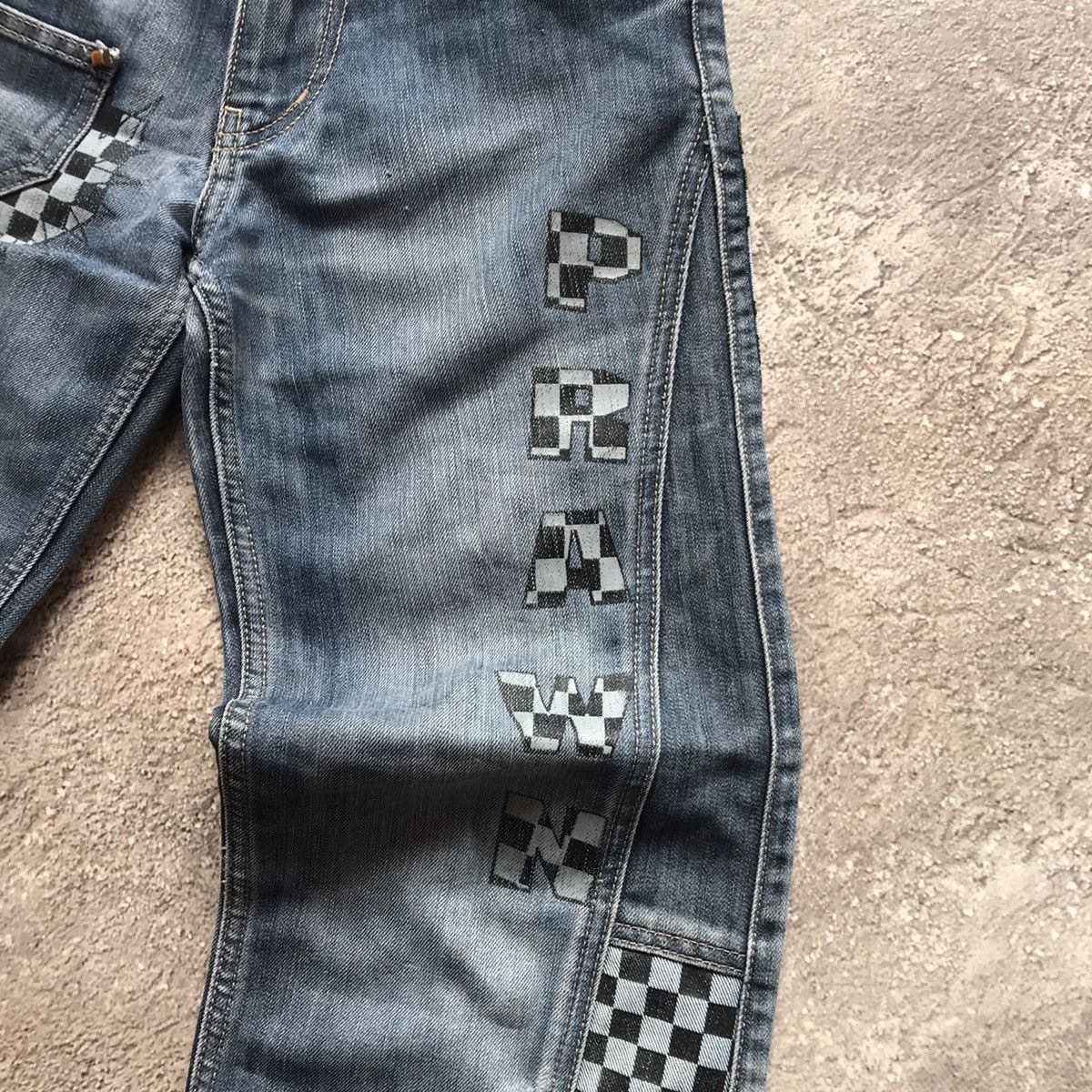 Vintage Vintage 90s Baggy Distressed Jeans Grunge Skate Thrashed 25 Size 25" / US 0 / IT 36 - 3 Thumbnail