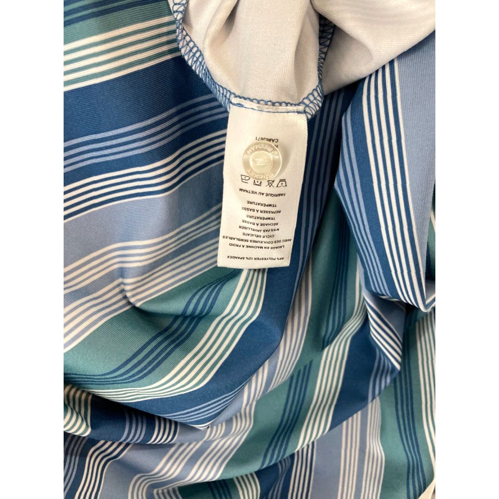 Vintage Hickey Freeman Golf Polo Mens XXL Blue Stripes Size US XXL / EU 58 / 5 - 6 Thumbnail
