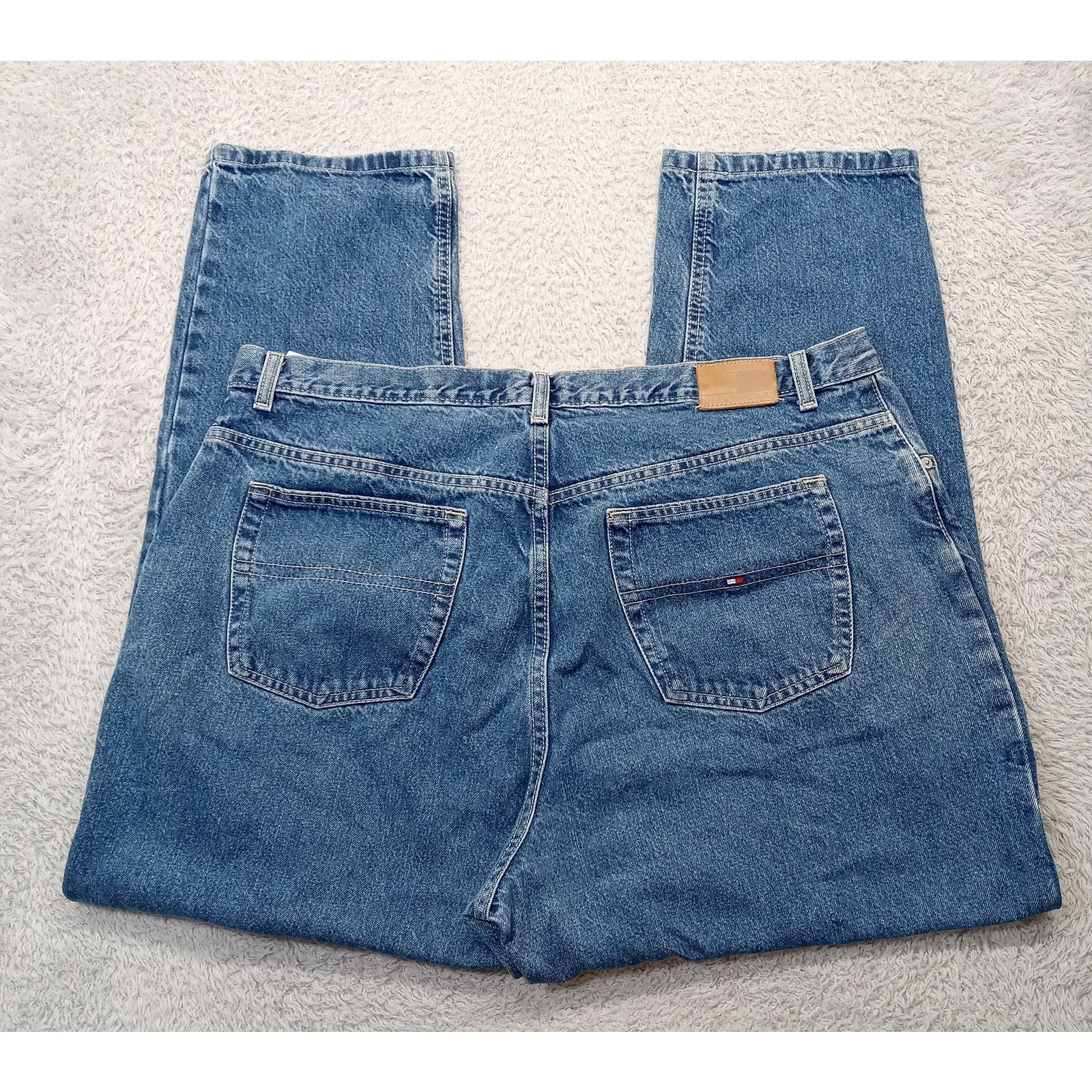 Tommy Jeans Tommy Jeans 22 (42 X 32) Women's Denim Blue Cotton Size 42" / US 20 - 3 Thumbnail