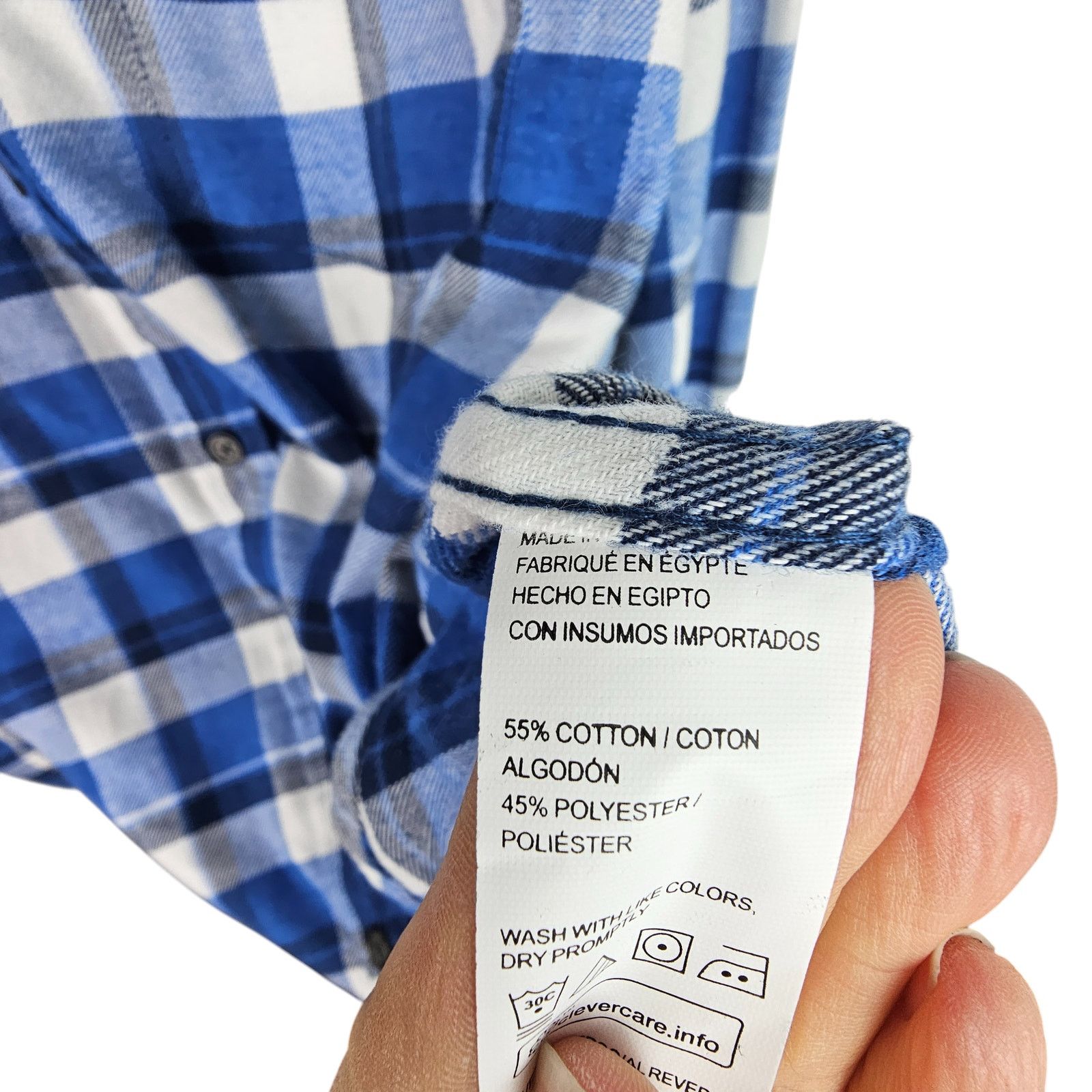 Izod IZOD Mens Flannel Shirt Plaid Size LT Button Down Wicking Size US L / EU 52-54 / 3 - 7 Thumbnail