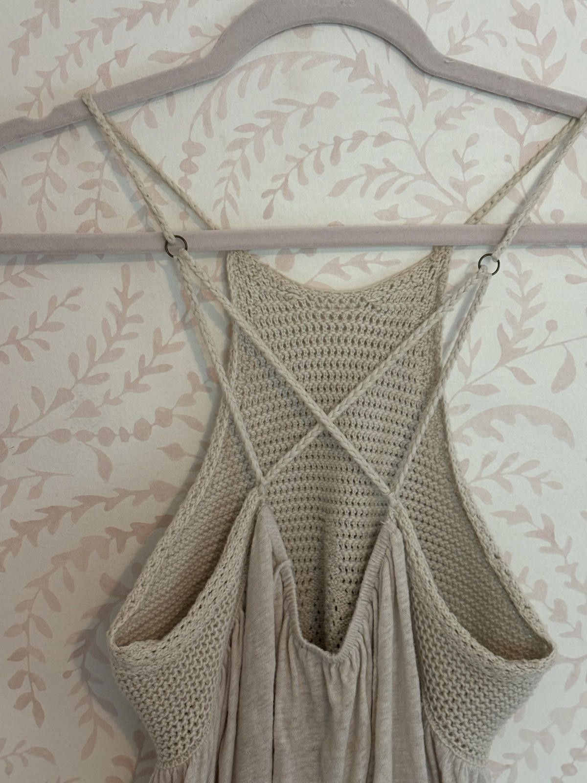 Free People Free People Road Trip Bohemian Crochet Knit Swing Top Size S / US 4 / IT 40 - 5 Thumbnail