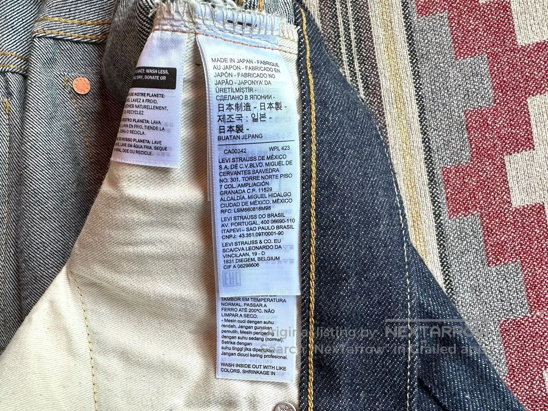 Levi's Vintage Clothing levi’s lvc 1954 501zxx selvage jeans. Size US 32 / EU 48 - 8 Thumbnail