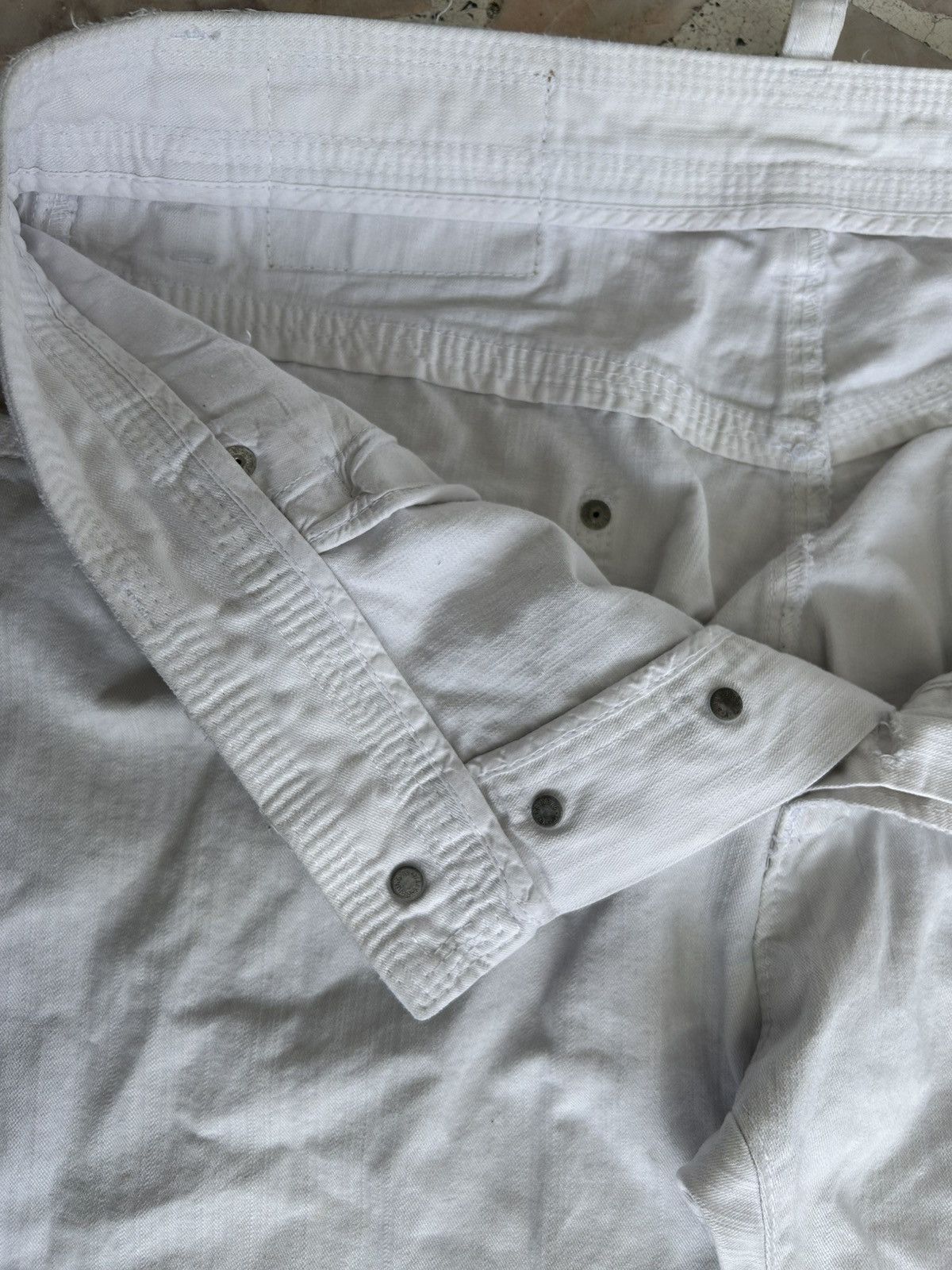 Dsquared2 Motherfucker Denim Dsquared Italy White Vintage Size US 33 - 13 Thumbnail