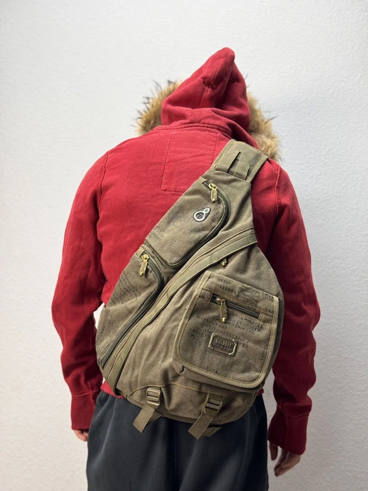 If Six Was Nine × Japanese Brand Vintage bag Fur sling bag Vintage cargo bag multi pocket Size ONE SIZE - 2 Thumbnail