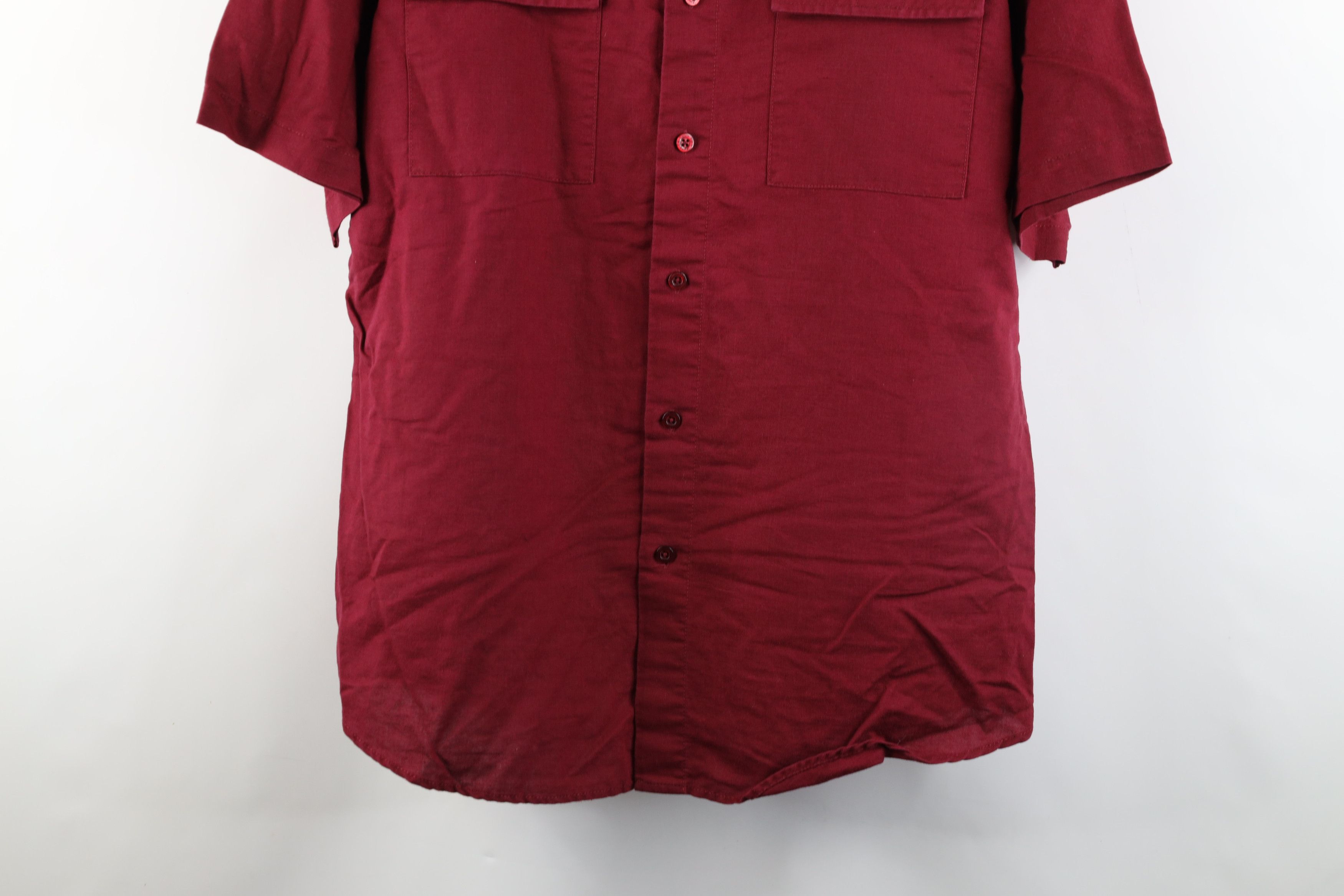 Calvin Klein × Vintage Vintage 90s Calvin Klein Flax Linen Collared Button Shirt Size US L / EU 52-54 / 3 - 3 Thumbnail