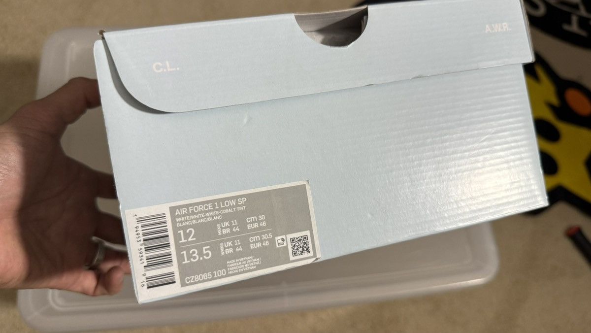Chrome Hearts × Drake CHROME HEARTS NOCTA AIR FORCE 1 LOW SIZE 12 CLB Size US 12 / EU 45 - 20 Thumbnail