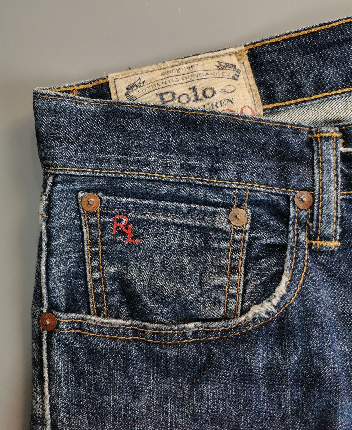 Polo Ralph Lauren × Vintage Polo Ralph Lauren Jeans (LG74) Size US 30 / EU 46 - 10 Thumbnail