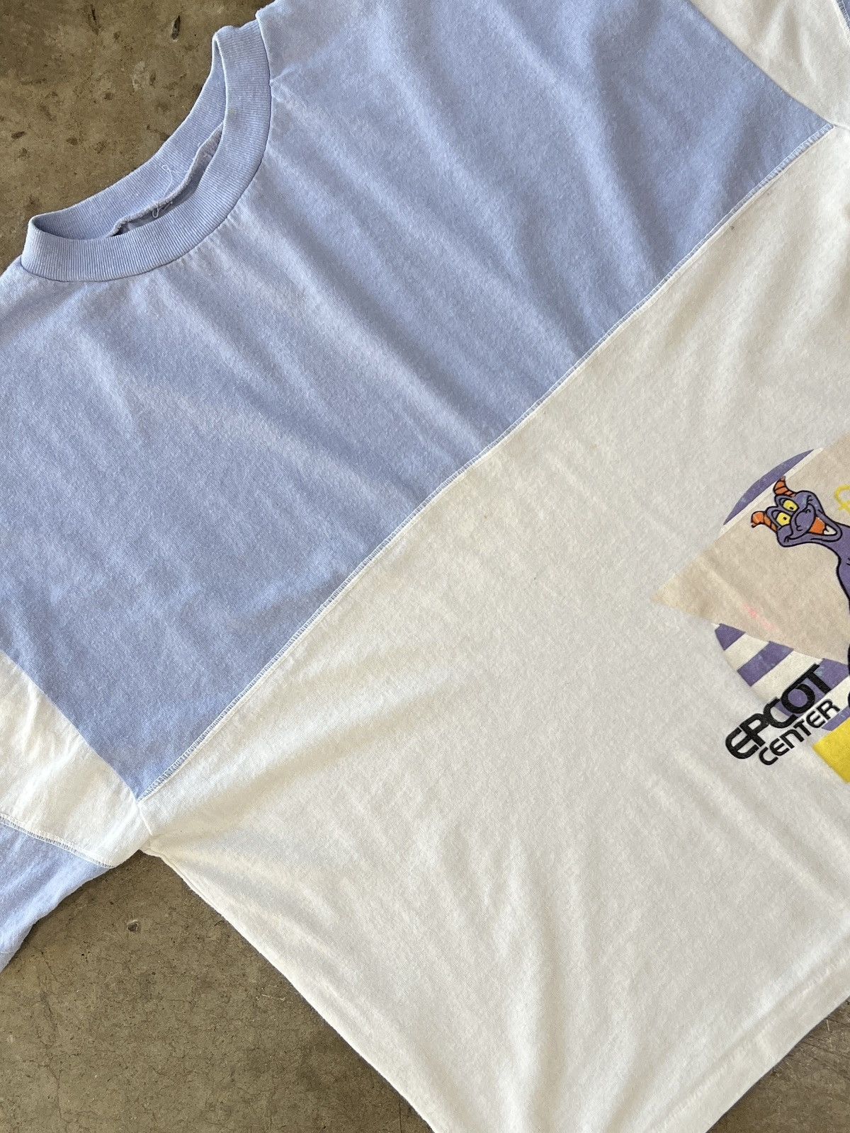 Vintage Disney Epcot Figment Dragon Single Stitch Tee Large