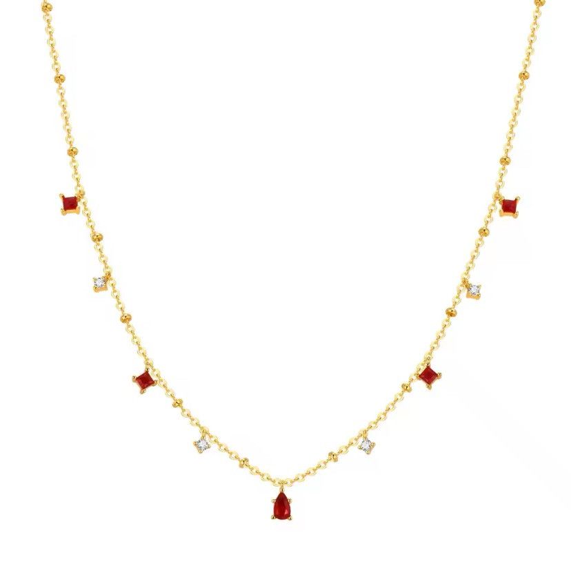 Other Sparking Clear Stones Charms Necklace Size ONE SIZE - 1 Thumbnail