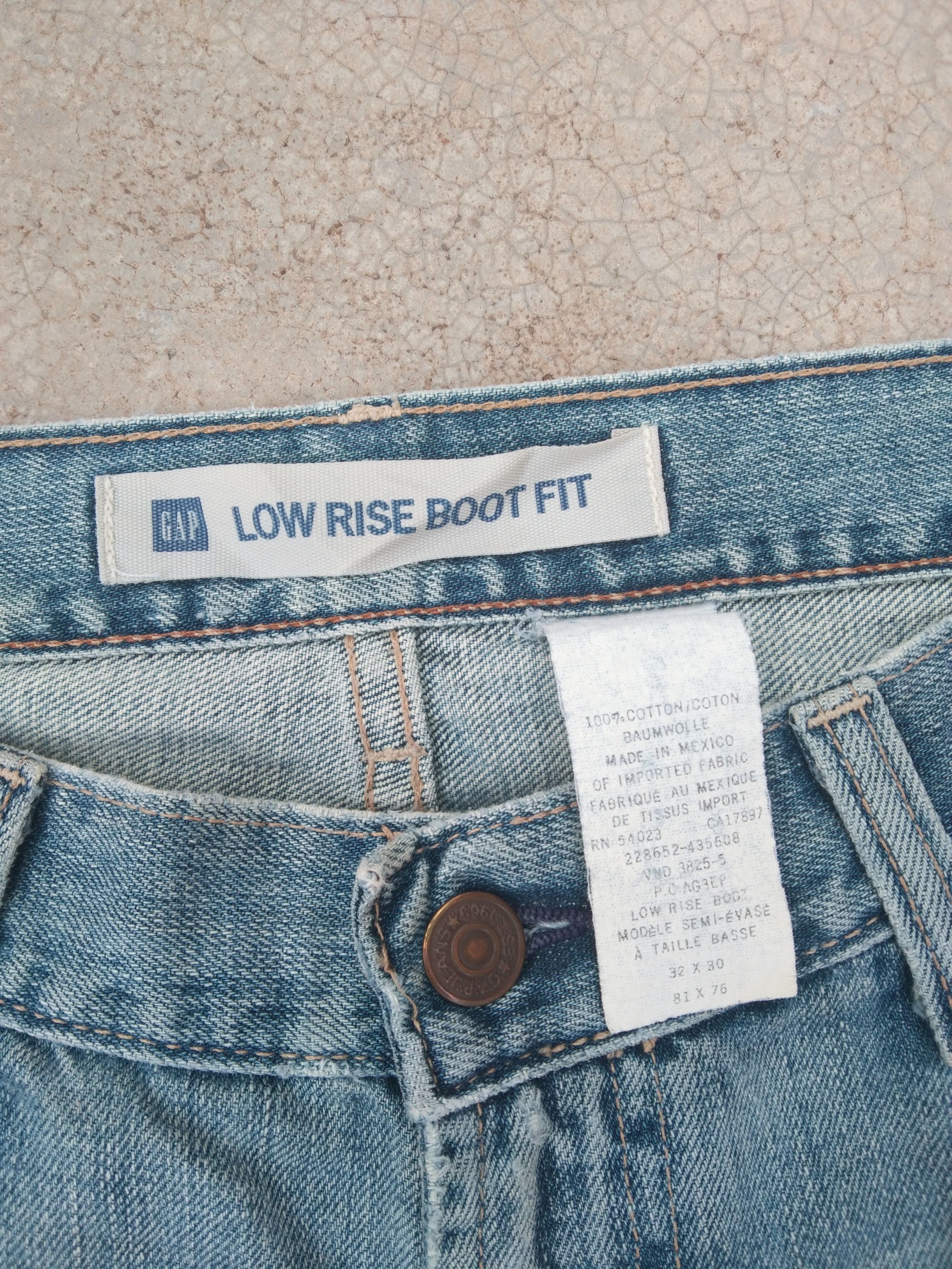 Japanese Brand Vintage Gap Boot Cut Faded Blue Flared Jeans 32x30 Size US 32 / EU 48 - 6 Thumbnail