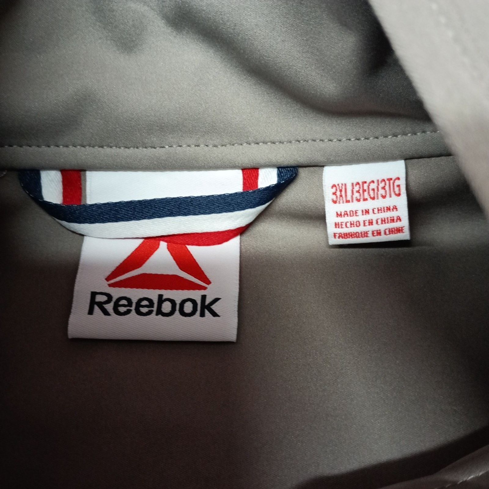 Reebok Reebok Softshell Jacket Men's 3XL Driftwood Windbreaker Size US XXL / EU 58 / 5 - 5 Thumbnail