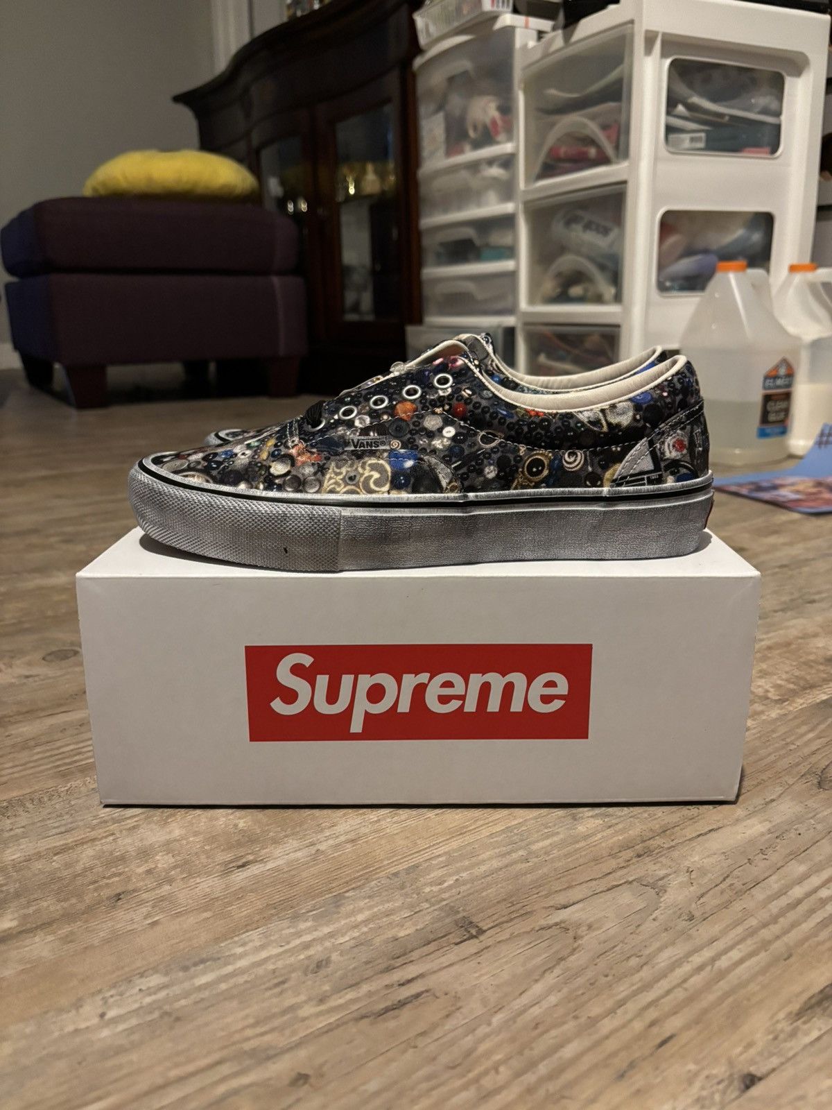 Supreme × Vans Supreme x Mike Kelly Vans (Blue) Size US 9 / EU 42 - 6 Thumbnail
