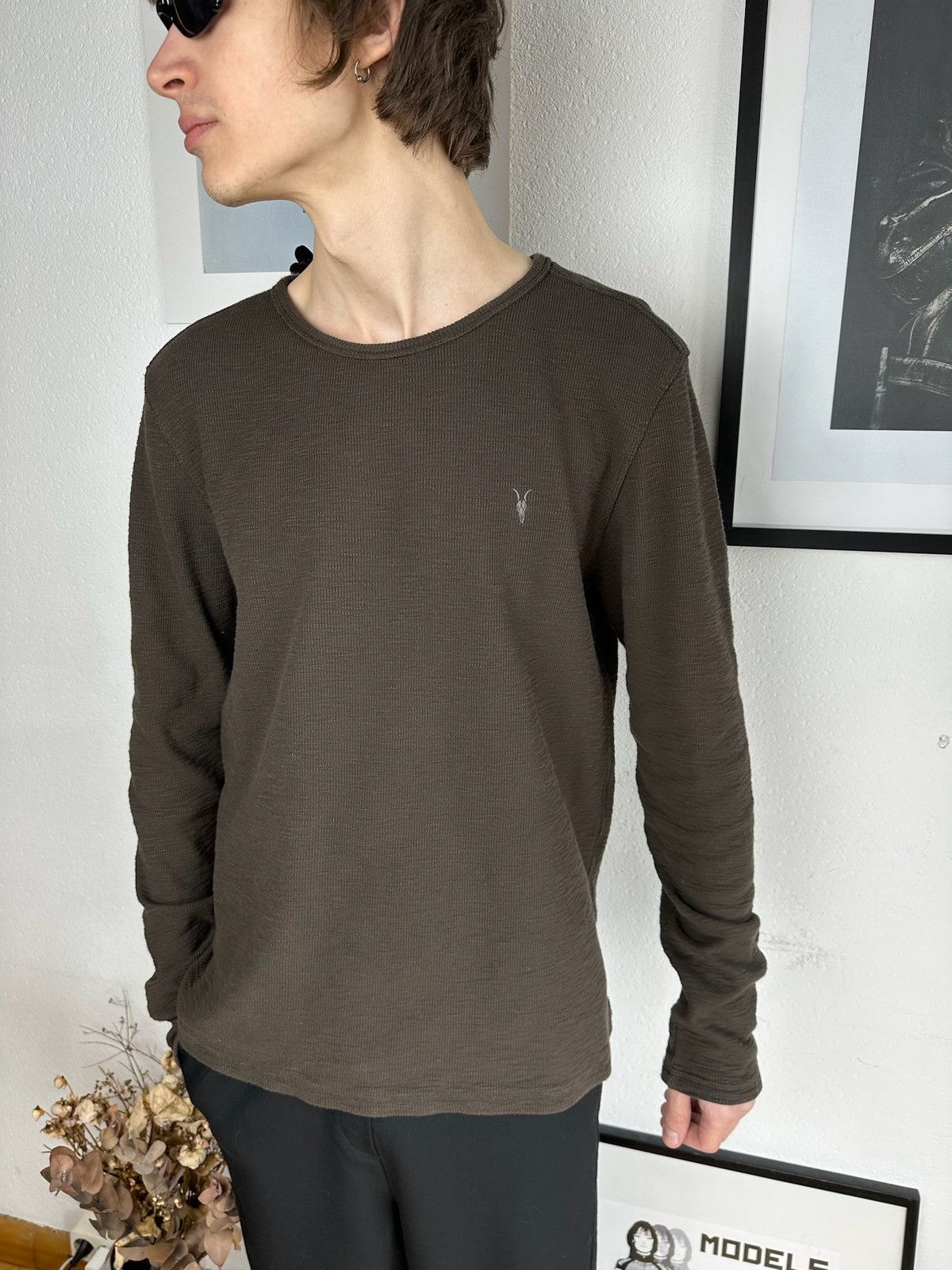 Allsaints × Designer × Japanese Brand AllSaints Longsleeve Jumper Pull Knitwear Designer Size US M / EU 48-50 / 2 - 5 Thumbnail