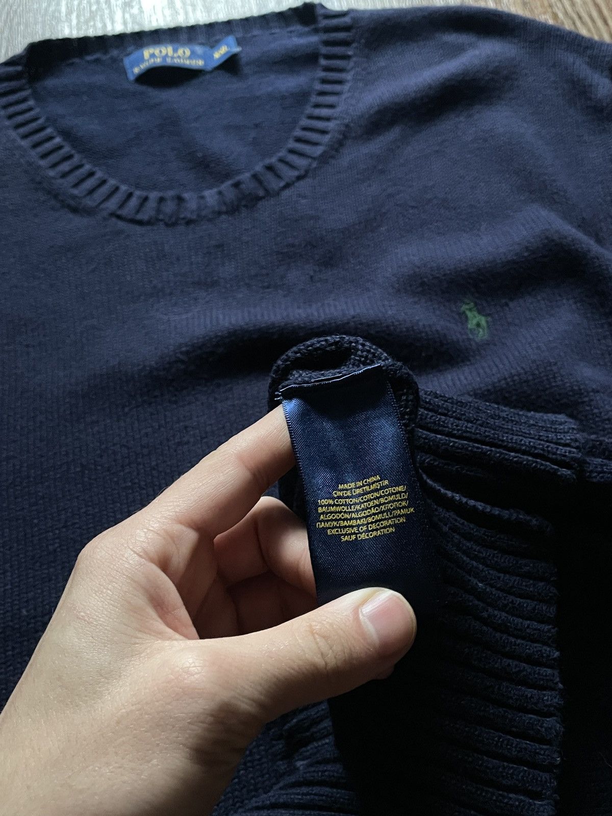 Polo Ralph Lauren Blue Knitwear Sweater Polo Ralph Lauren Size US XXL / EU 58 / 5 - 6 Thumbnail